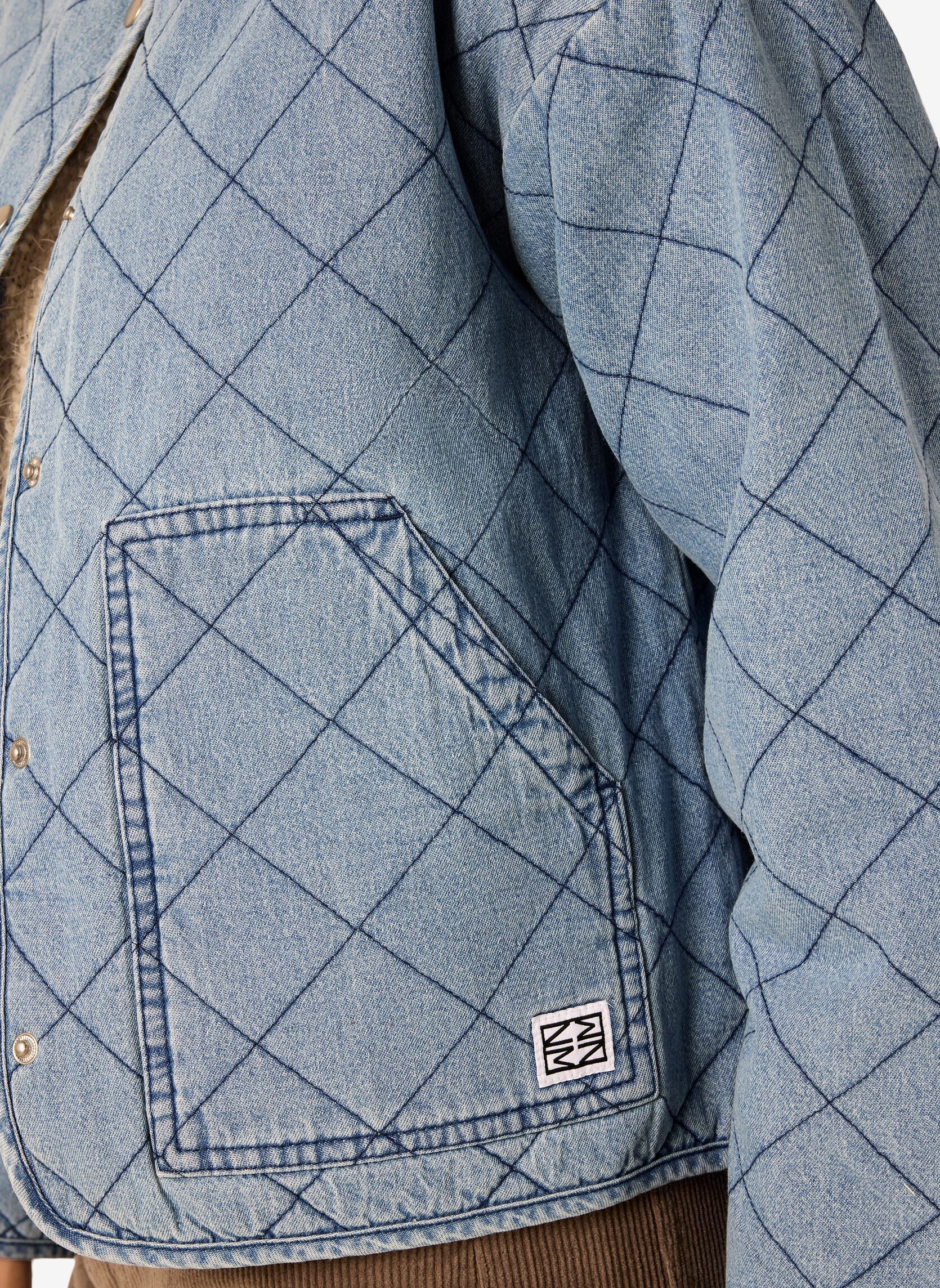 Vestes en jean Nmcleo Quilted Denim Jacket femme bleu Noisy May Vestes en jean Nmcleo Quilted Denim Jacket femme bleu Light Blue Denim