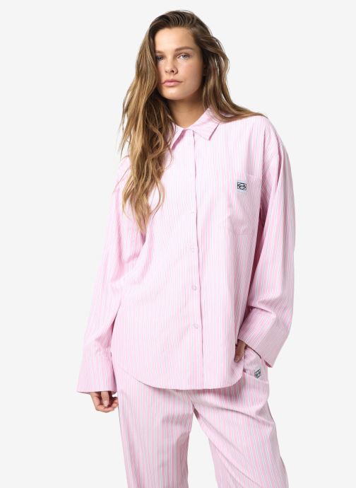Noisy May Lange mouw overhemden Nmfrida L/S Button Shirt Wvn Box dames roze