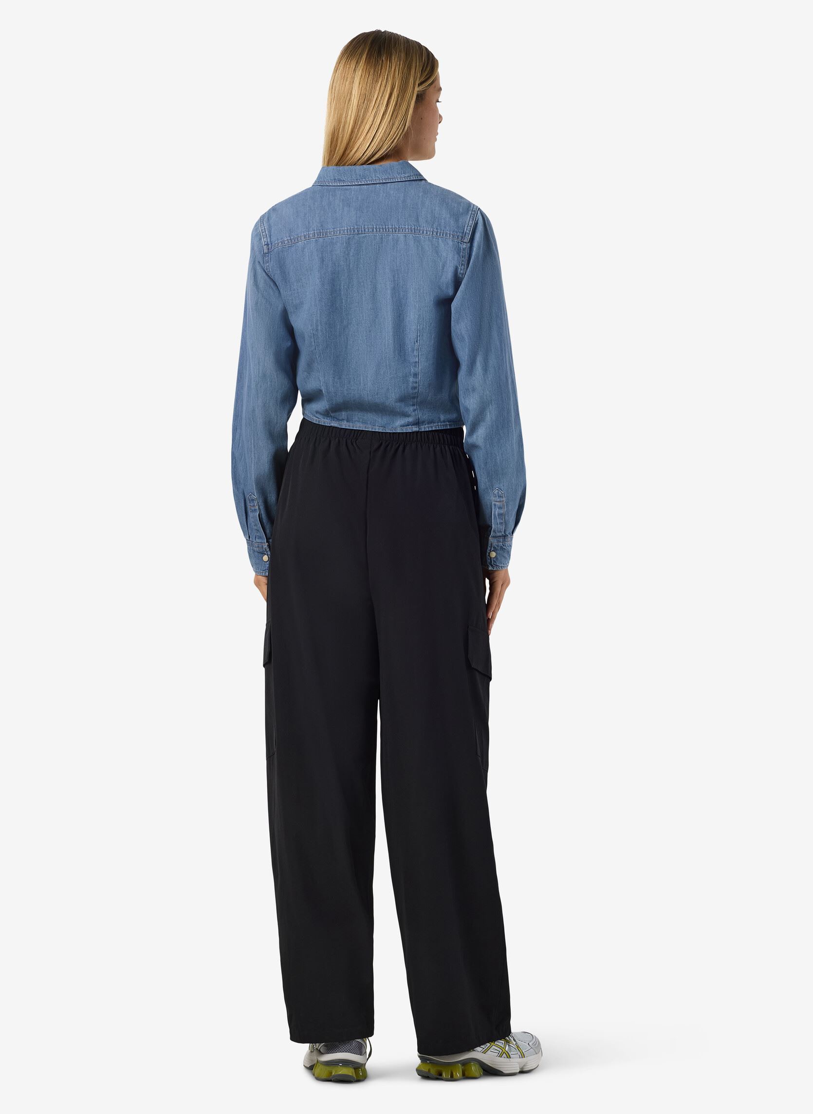 Langarm-Hemden Nmhelsa L/S Tie Shirt Mg002Lb damen blau Noisy May Langarm-Hemden Nmhelsa L/S Tie Shirt Mg002Lb damen blau LIGHT BLUE DENIM