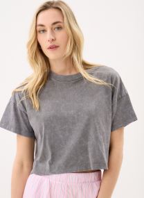 Kurzarm-T-Shirts Nmalena S/S Washed T-Shirt Jrs Fwd Noos damen grau