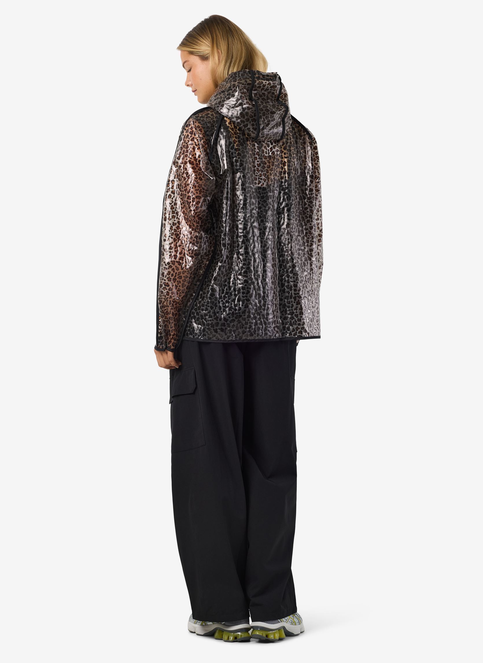 Jacken Nmsky Transparent Hood Jacket damen schwarz Noisy May Jacken Nmsky Transparent Hood Jacket damen schwarz Black