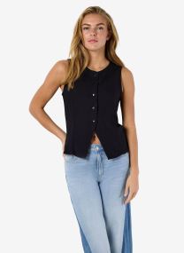 Tops Nmleilani S/L Waistcoat Wvn Fwd femme noir Noisy May Tops Nmleilani S/L Waistcoat Wvn Fwd femme noir Black