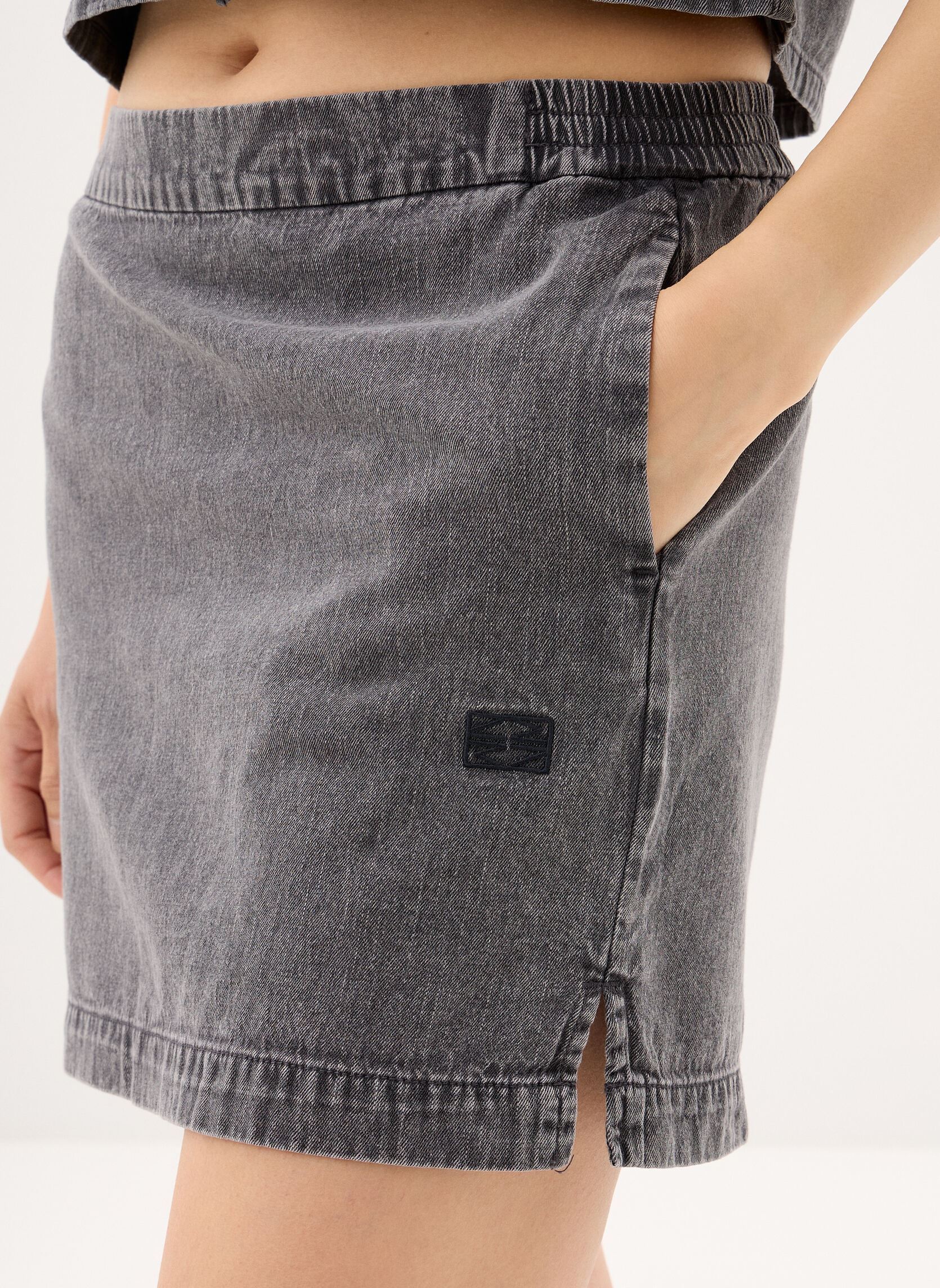 Jupes courtes Nmoregon Mw Denim Skirt Bs038Bl femme noir Noisy May Jupes courtes Nmoregon Mw Denim Skirt Bs038Bl femme noir Black Denim