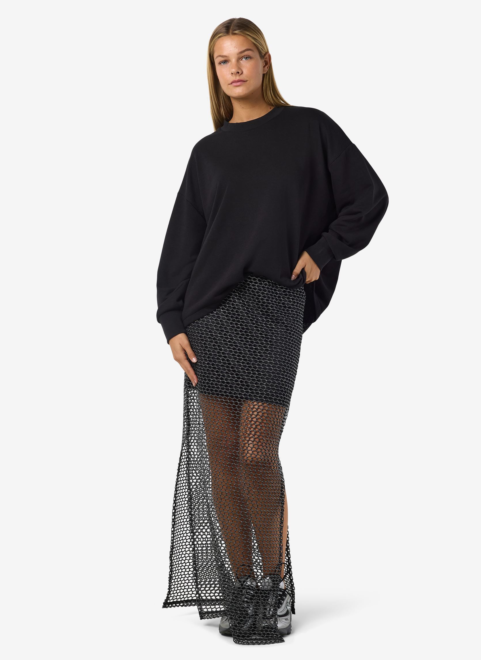 Lange Röcke Nmdanica Nw Maxi Skirt Jrs Fwd damen schwarz Noisy May Lange Röcke Nmdanica Nw Maxi Skirt Jrs Fwd damen schwarz Black
