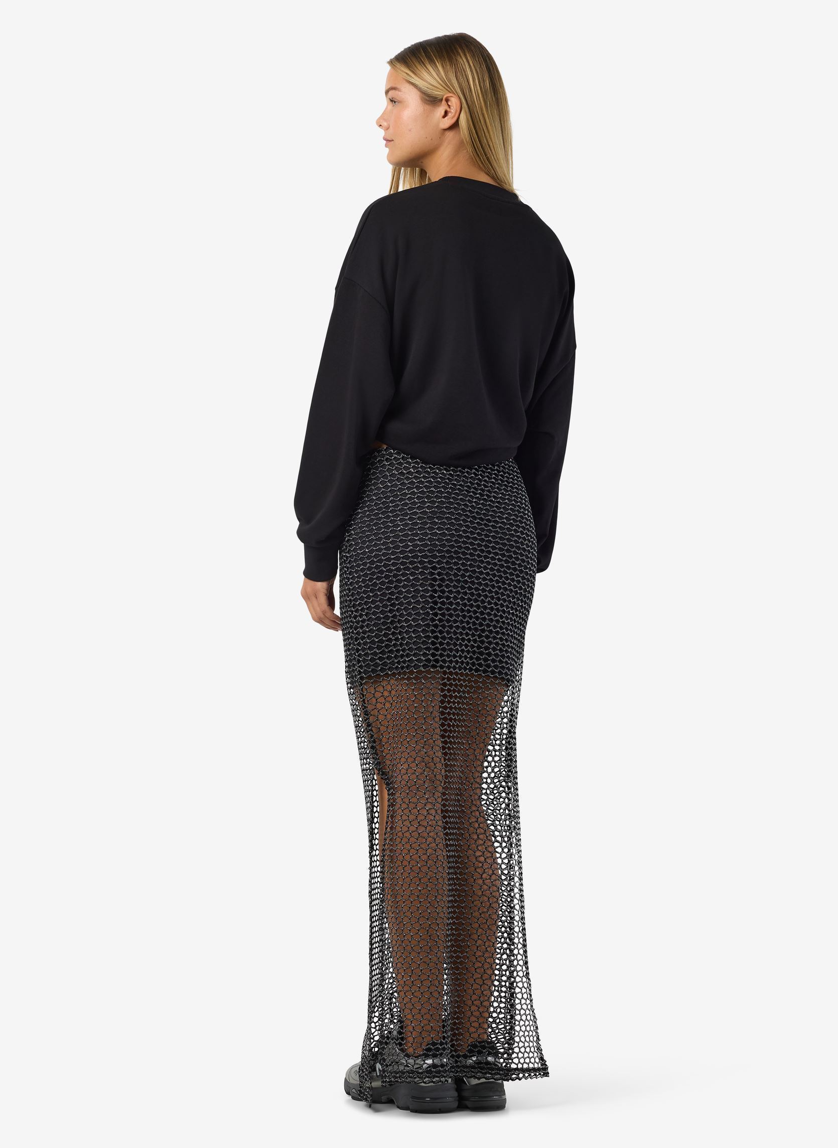 Lange Röcke Nmdanica Nw Maxi Skirt Jrs Fwd damen schwarz Noisy May Lange Röcke Nmdanica Nw Maxi Skirt Jrs Fwd damen schwarz Black