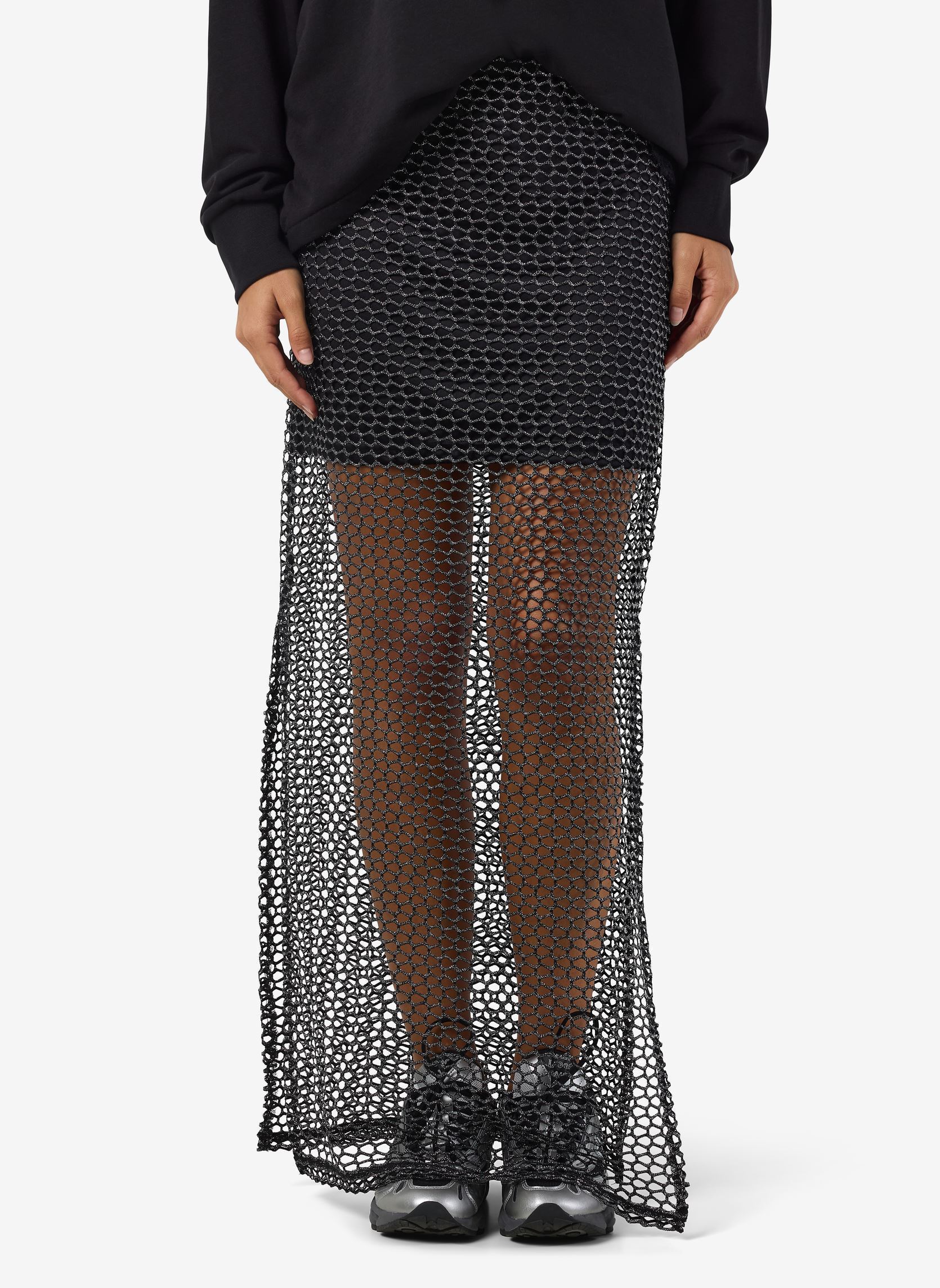 Lange Röcke Nmdanica Nw Maxi Skirt Jrs Fwd damen schwarz Noisy May Lange Röcke Nmdanica Nw Maxi Skirt Jrs Fwd damen schwarz Black