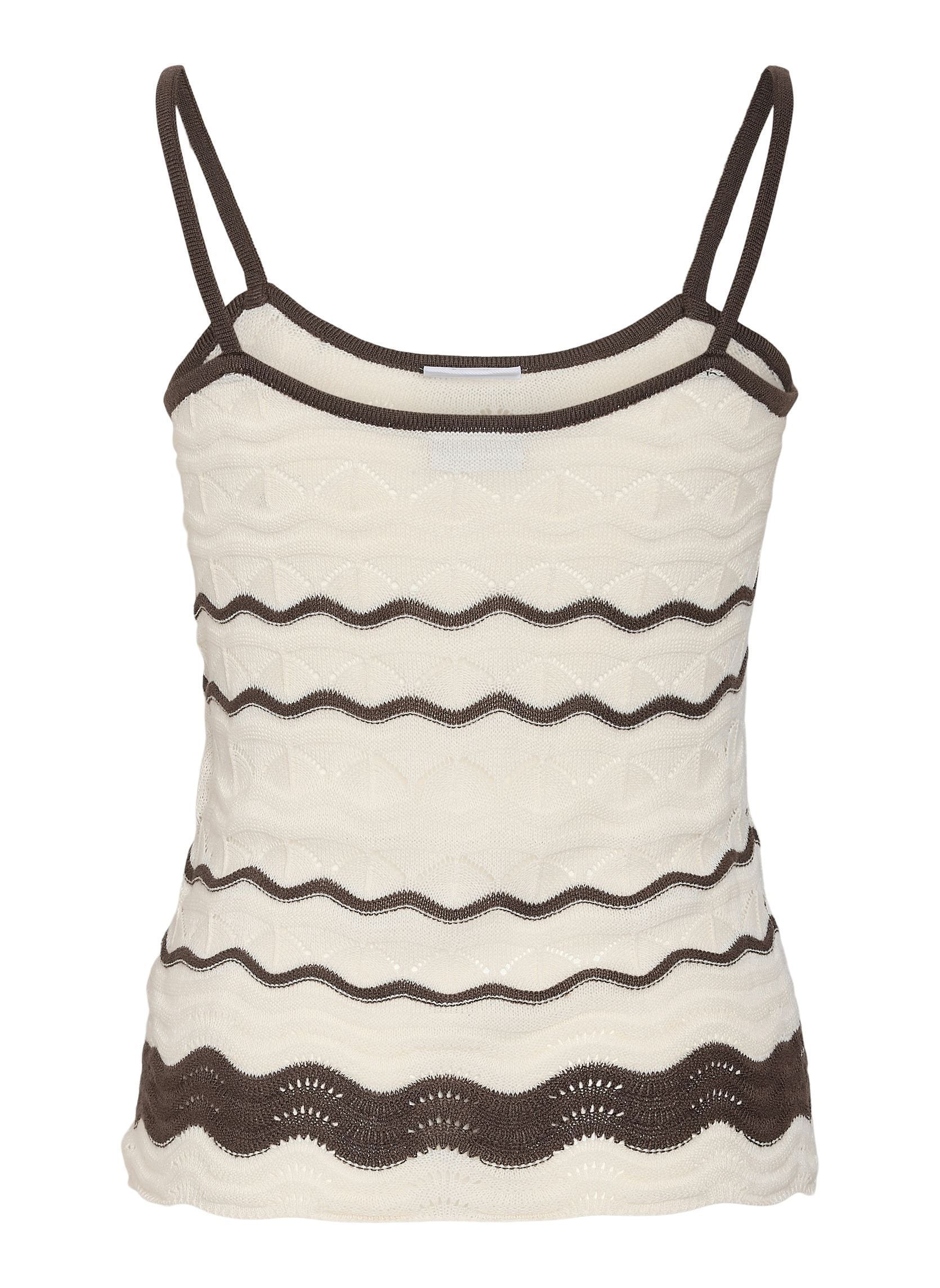 Tops Nmsadie S/L Strap Knit Top femme beige Noisy May Tops Nmsadie S/L Strap Knit Top femme beige Birch