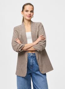 Vestes de blazer Pcbosella 3/4 Printed Blazer Noos Bc femme gris Pieces Vestes de blazer Pcbosella 3/4 Printed Blazer Noos Bc femme gris Silver Mink