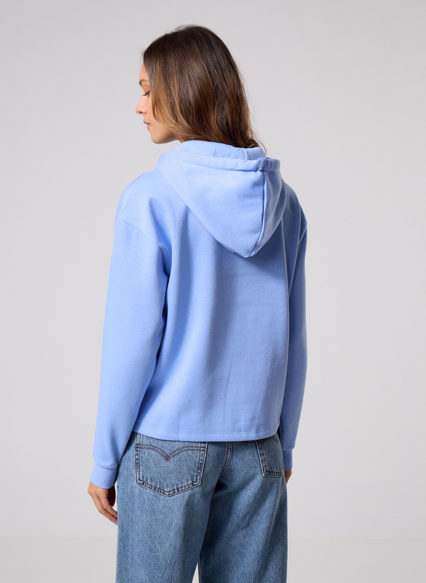 Kapuzenpullover Pcchilli Ls Glitter Hoodie Noos Bc damen blau Pieces Kapuzenpullover Pcchilli Ls Glitter Hoodie Noos Bc damen blau Hydrangea