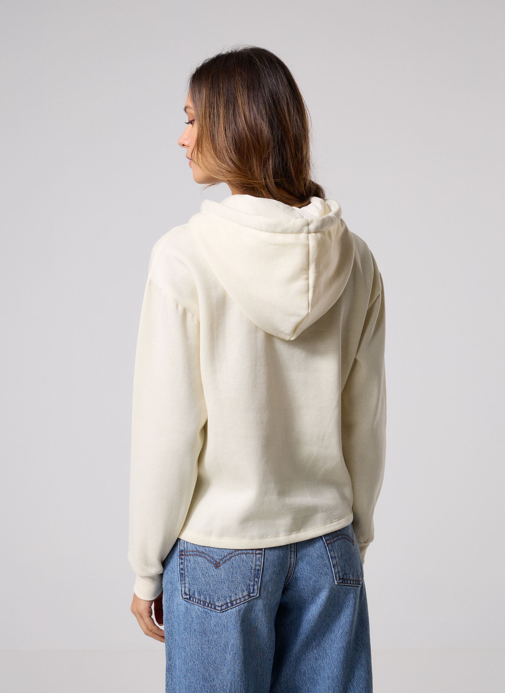 Kapuzenpullover Pcchilli Ls Glitter Hoodie Noos Bc damen weiß Pieces Kapuzenpullover Pcchilli Ls Glitter Hoodie Noos Bc damen weiß White pepper