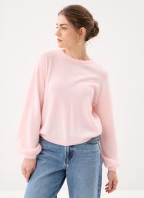 Pulls Pcnaomi Ls O-Neck Knit Noos Bc femme rose