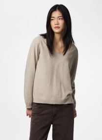 Truien Pcbree Ls V-Neck Knit Noos Bc dames beige