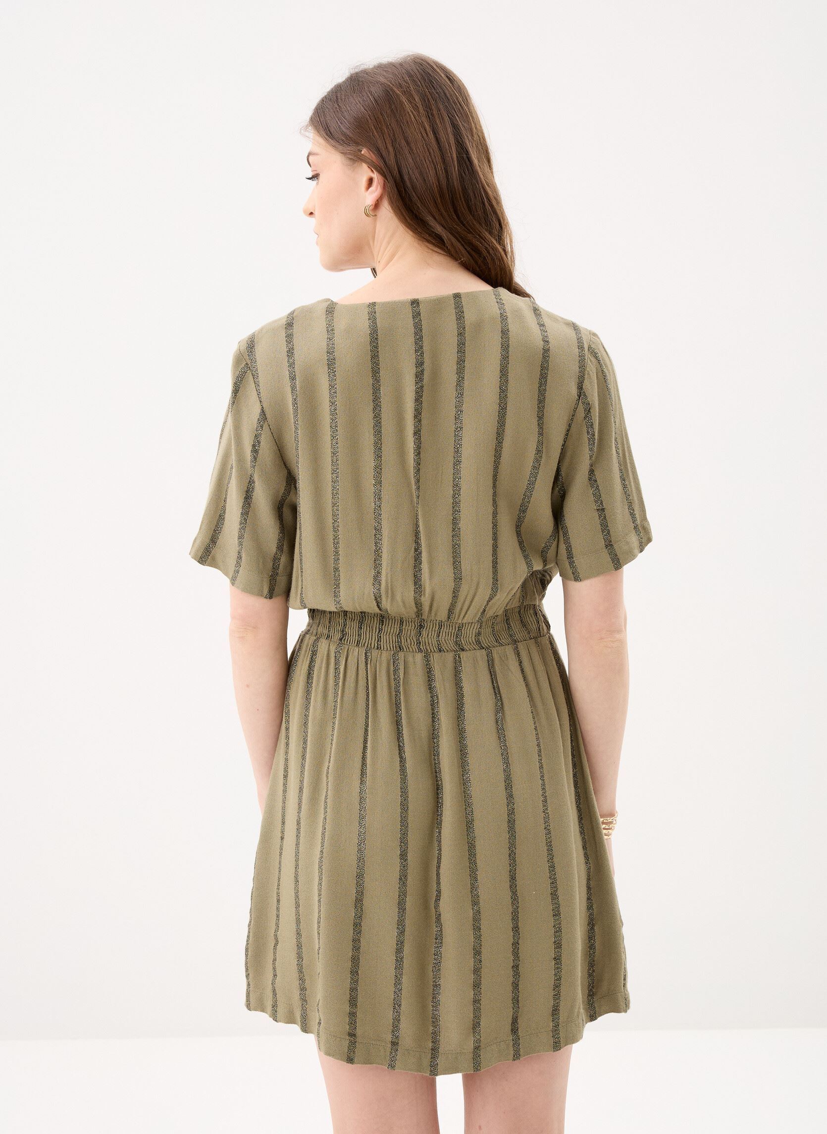 Kleider Pcbrigitte Ss V-Neck Wvn Dress Fc damen grün Pieces Kleider Pcbrigitte Ss V-Neck Wvn Dress Fc damen grün Kalamata