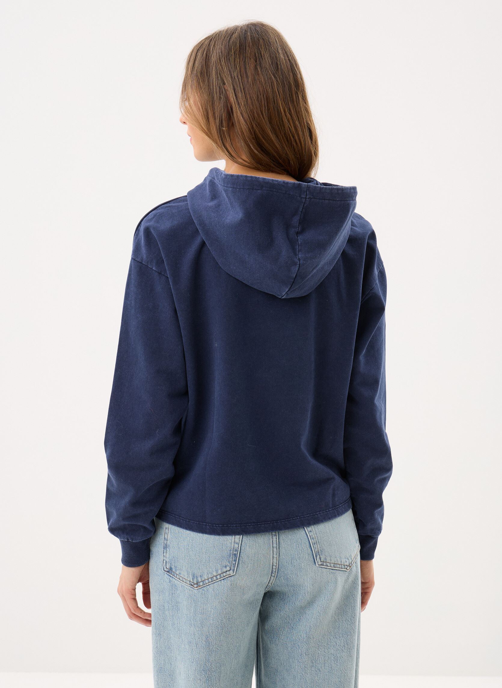 Sweats à capuche Pcchilli Ls Washed Patch Jrs Hoodi Fc Bc femme bleu Pieces Sweats à capuche Pcchilli Ls Washed Patch Jrs Hoodi Fc Bc femme bleu Maritime Blue