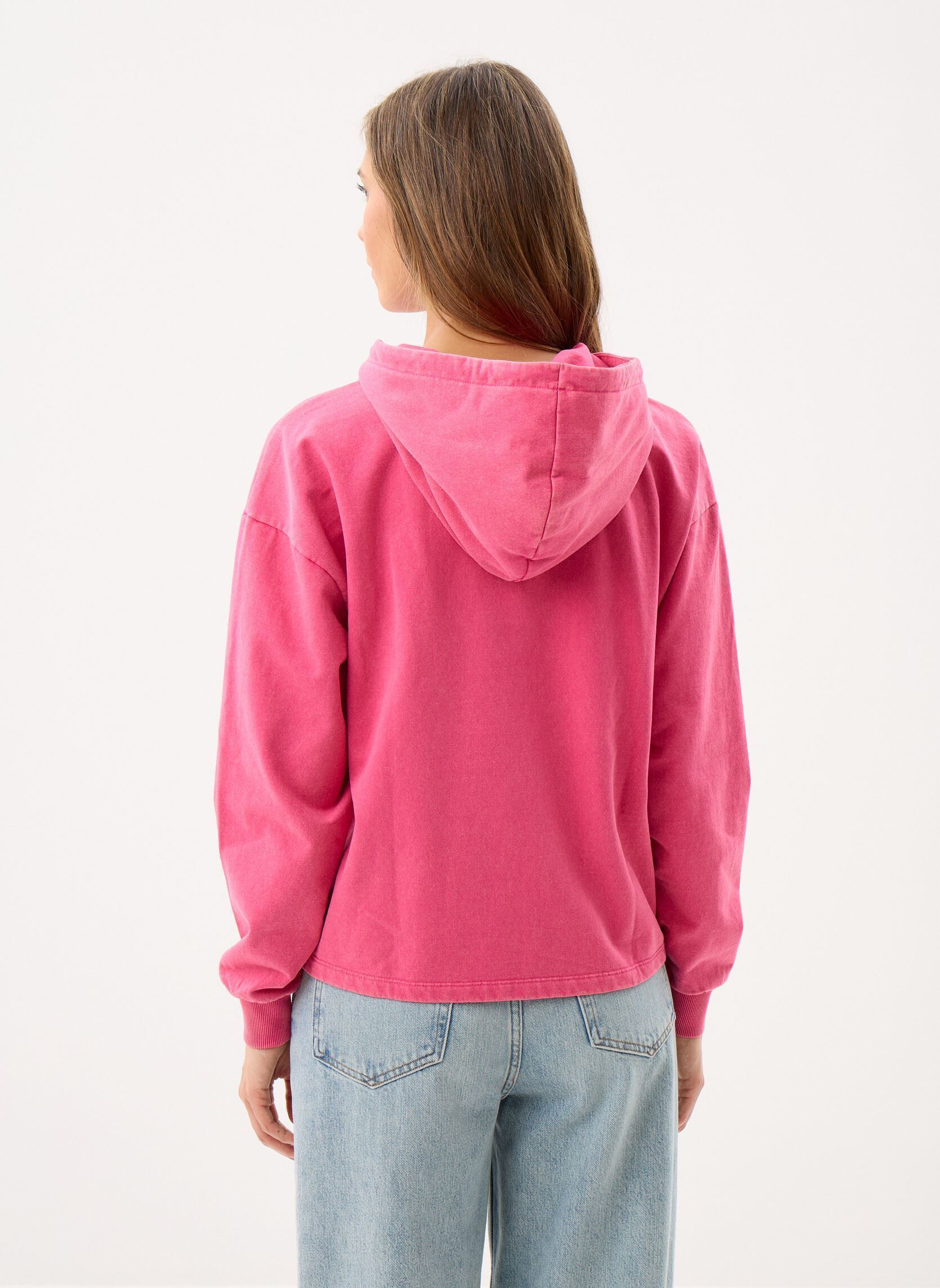 Hoodies Pcchilli Ls Washed Patch Jrs Hoodi Fc Bc dames paars Pieces Hoodies Pcchilli Ls Washed Patch Jrs Hoodi Fc Bc dames paars Beetroot Purple