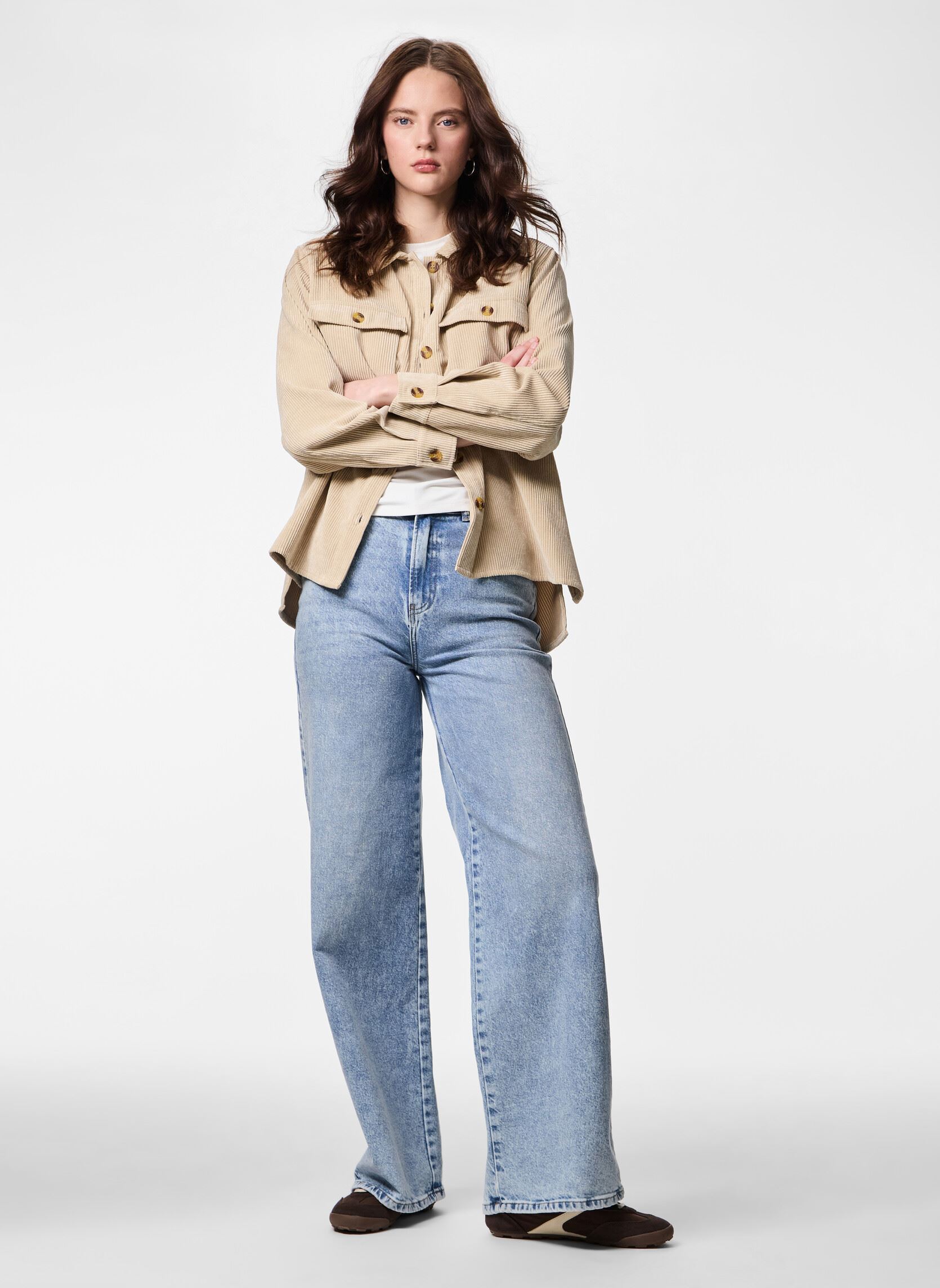 Langarm-Hemden Pceffi Ls Shirt Wvn Noos damen weiß Pieces Langarm-Hemden Pceffi Ls Shirt Wvn Noos damen weiß White pepper