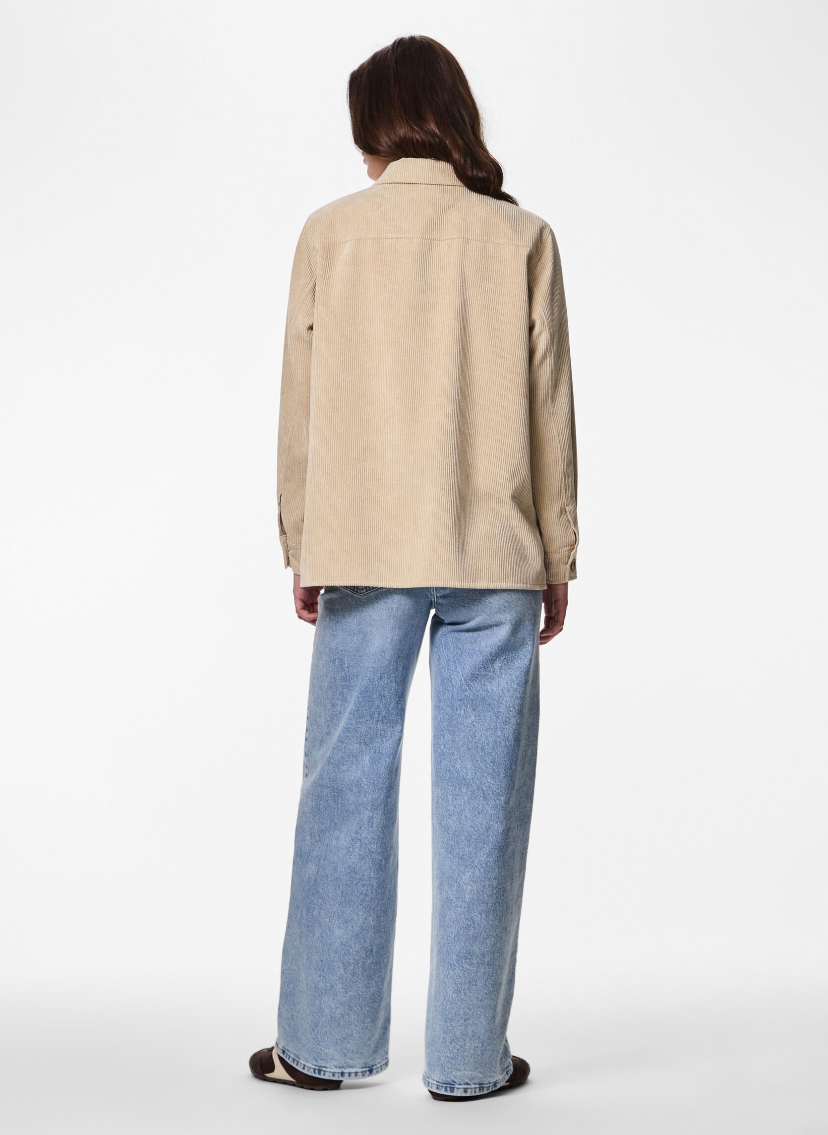 Langarm-Hemden Pceffi Ls Shirt Wvn Noos damen weiß Pieces Langarm-Hemden Pceffi Ls Shirt Wvn Noos damen weiß White pepper