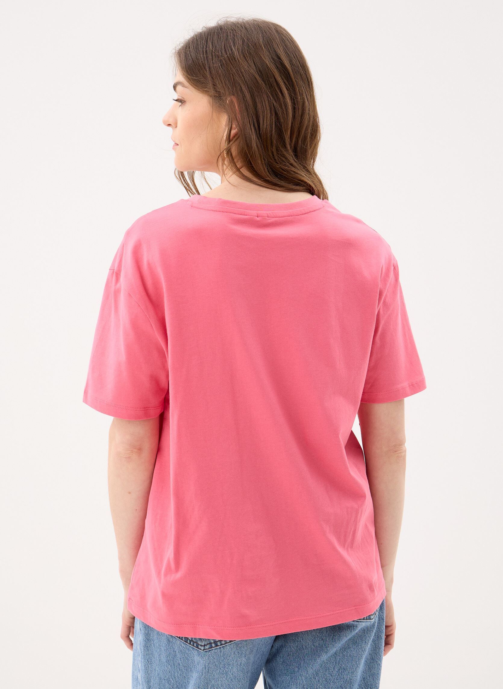 Kurzarm-T-Shirts Pceloise Ss Emb Tee Fc Bc damen rosa Pieces Kurzarm-T-Shirts Pceloise Ss Emb Tee Fc Bc damen rosa Fruit Dove