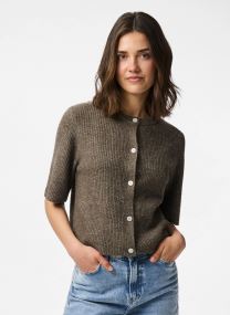 Pullover Pcsilly Ss O-Neck Knit Cardigan Noos Bc damen braun