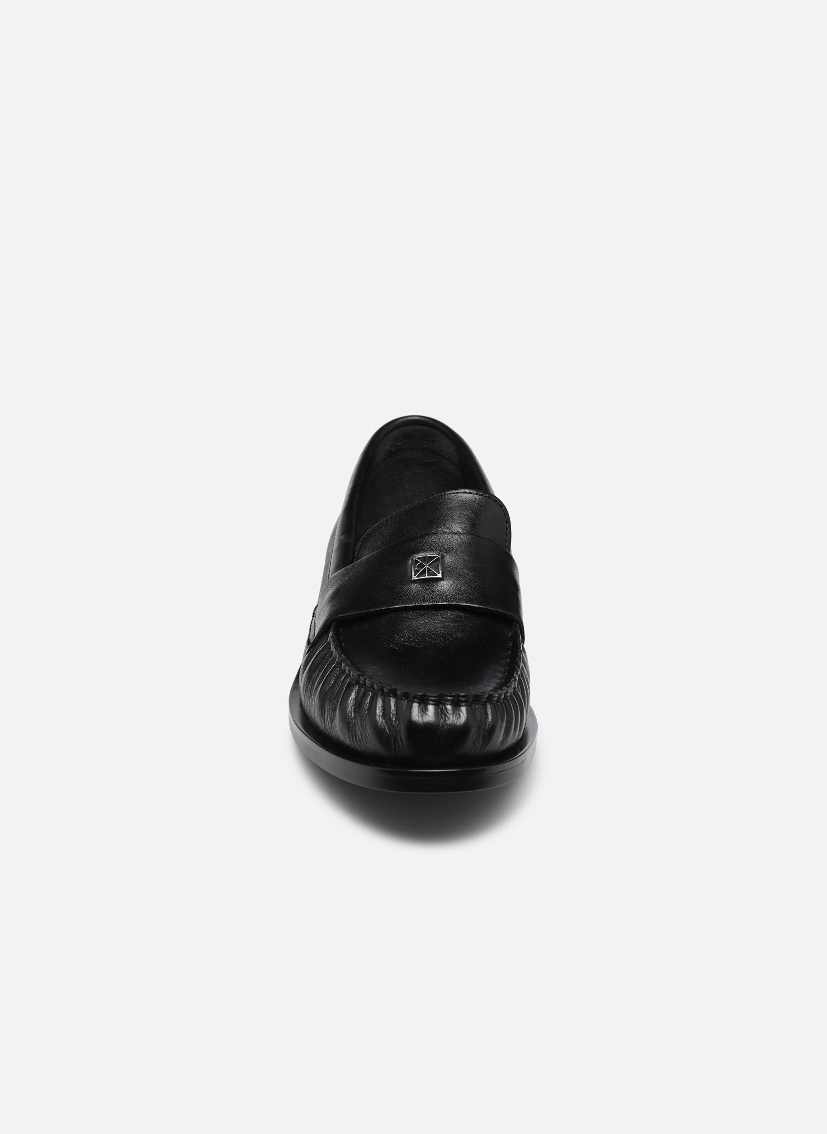 Mocasines ROUND LOAFER LTH HDW mujer negro Calvin Klein Mocasines ROUND LOAFER LTH HDW mujer negro BLACK