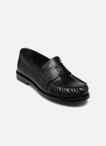 Mocasines ROUND LOAFER LTH HDW mujer negro Calvin Klein Mocasines ROUND LOAFER LTH HDW mujer negro BLACK