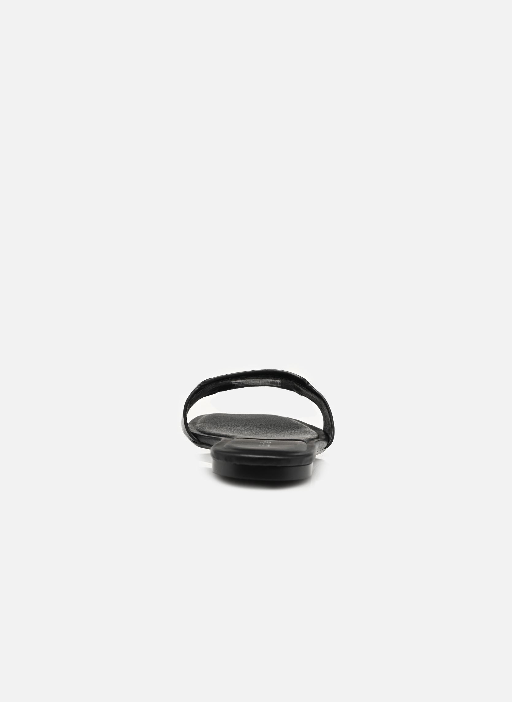 Pantoletten und Clogs SQUARE FLAT SANDAL E damen schwarz Calvin Klein Pantoletten und Clogs SQUARE FLAT SANDAL E damen schwarz BLACK