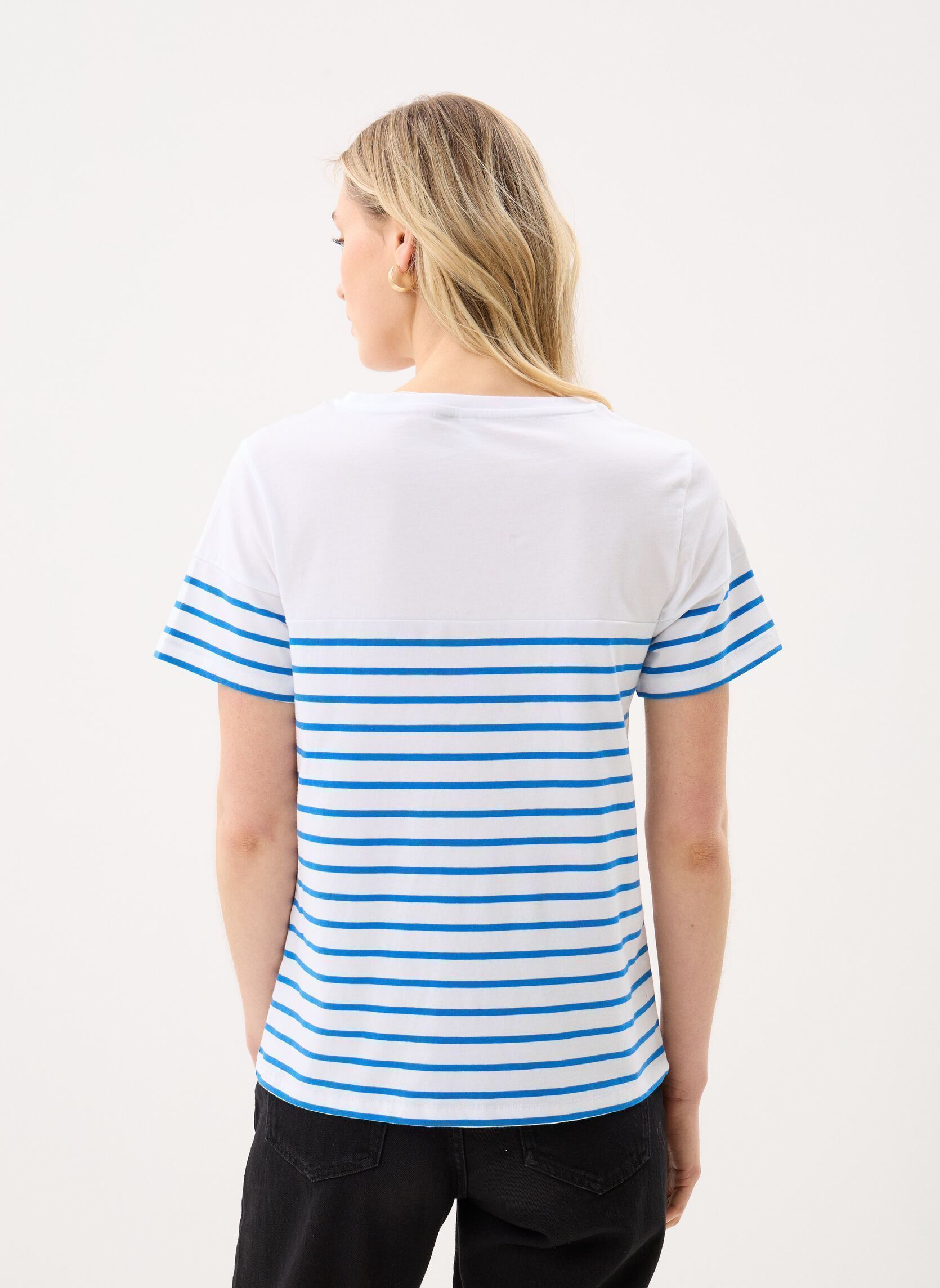 Tee-shirts manches courtes Pcamia Ss O Neck T-Shirt Jrs Fc Bc femme blanc Pieces Tee-shirts manches courtes Pcamia Ss O Neck T-Shirt Jrs Fc Bc femme blanc Bright white