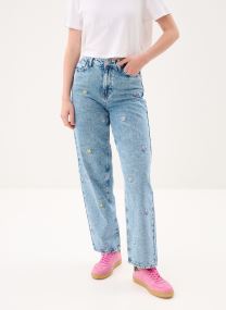 Rechte jeans / Straight Leg Jeans Pcbennie Mw Straight Denim Jeans dames blauw Pieces Rechte jeans / Straight Leg Jeans Pcbennie Mw Straight Denim Jeans dames blauw Light Blue Denim