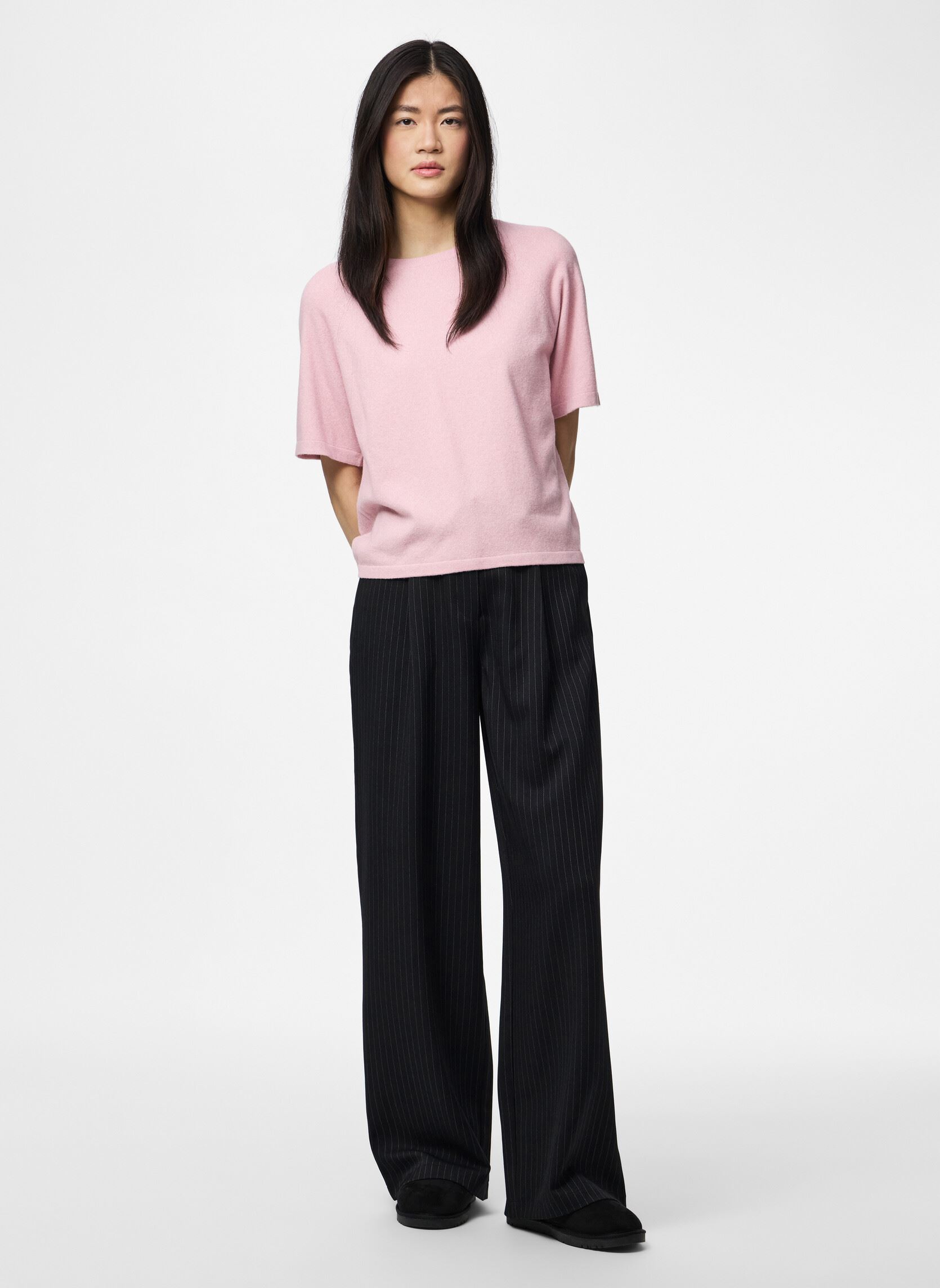 Pullover Pcbree Ss O-Neck Knit Noos Bc damen rosa Pieces Pullover Pcbree Ss O-Neck Knit Noos Bc damen rosa ROSEATE SPOONBILL