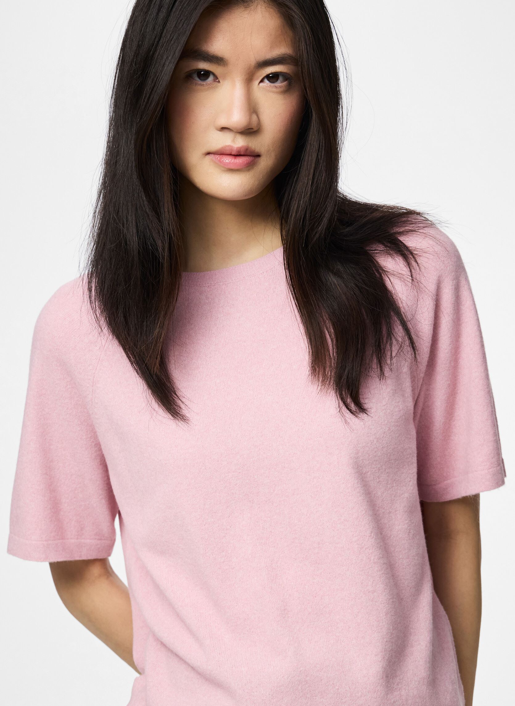 Pullover Pcbree Ss O-Neck Knit Noos Bc damen rosa Pieces Pullover Pcbree Ss O-Neck Knit Noos Bc damen rosa ROSEATE SPOONBILL