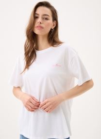 Tee-shirts manches courtes Pcgrink Ss Printed T-Shirt Jrs Bc femme blanc Pieces Tee-shirts manches courtes Pcgrink Ss Printed T-Shirt Jrs Bc femme blanc Bright white