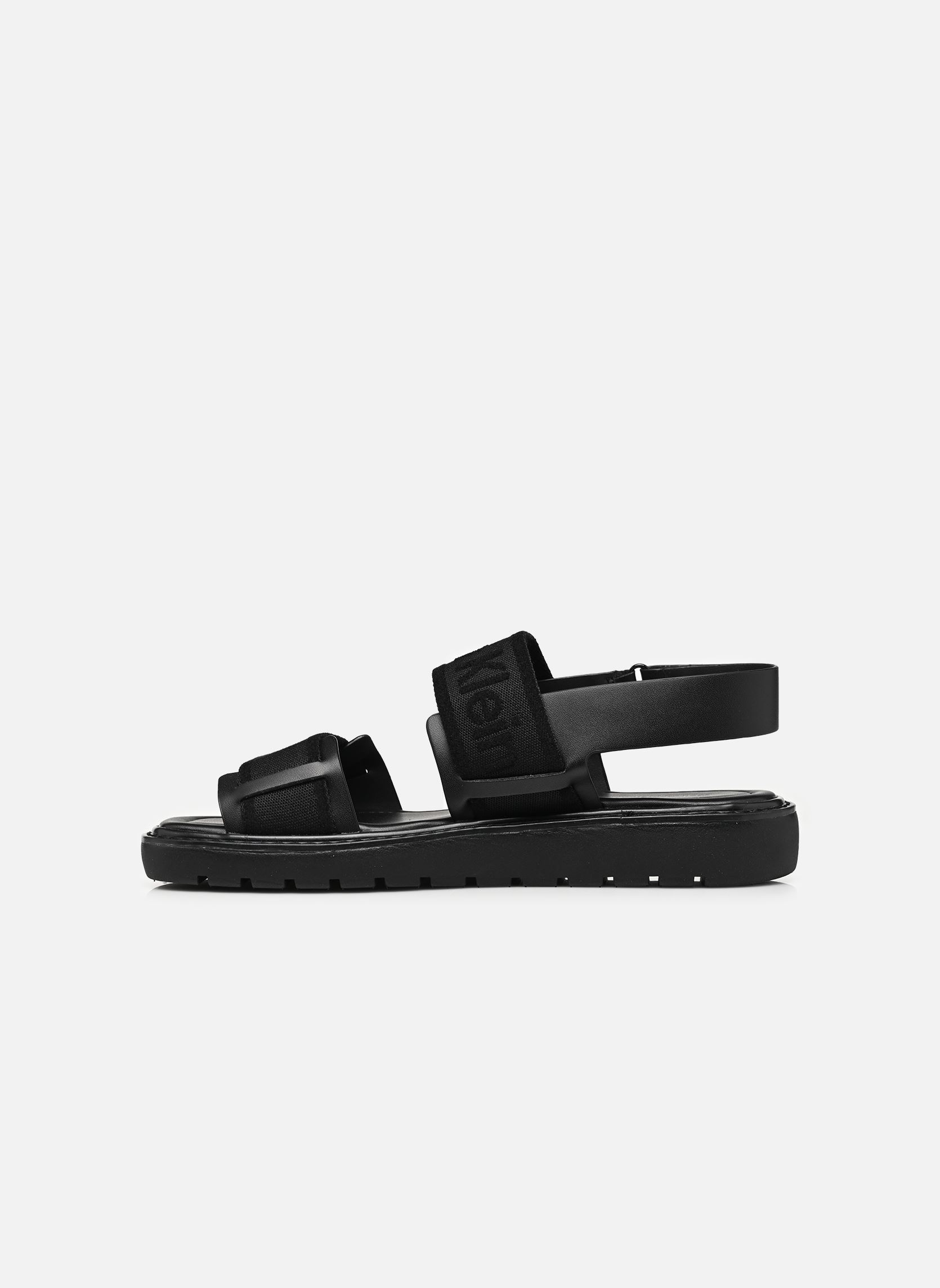 Sandalias de playa SQ MOLDED SANDAL WEB mujer negro Calvin Klein Sandalias de playa SQ MOLDED SANDAL WEB mujer negro Black