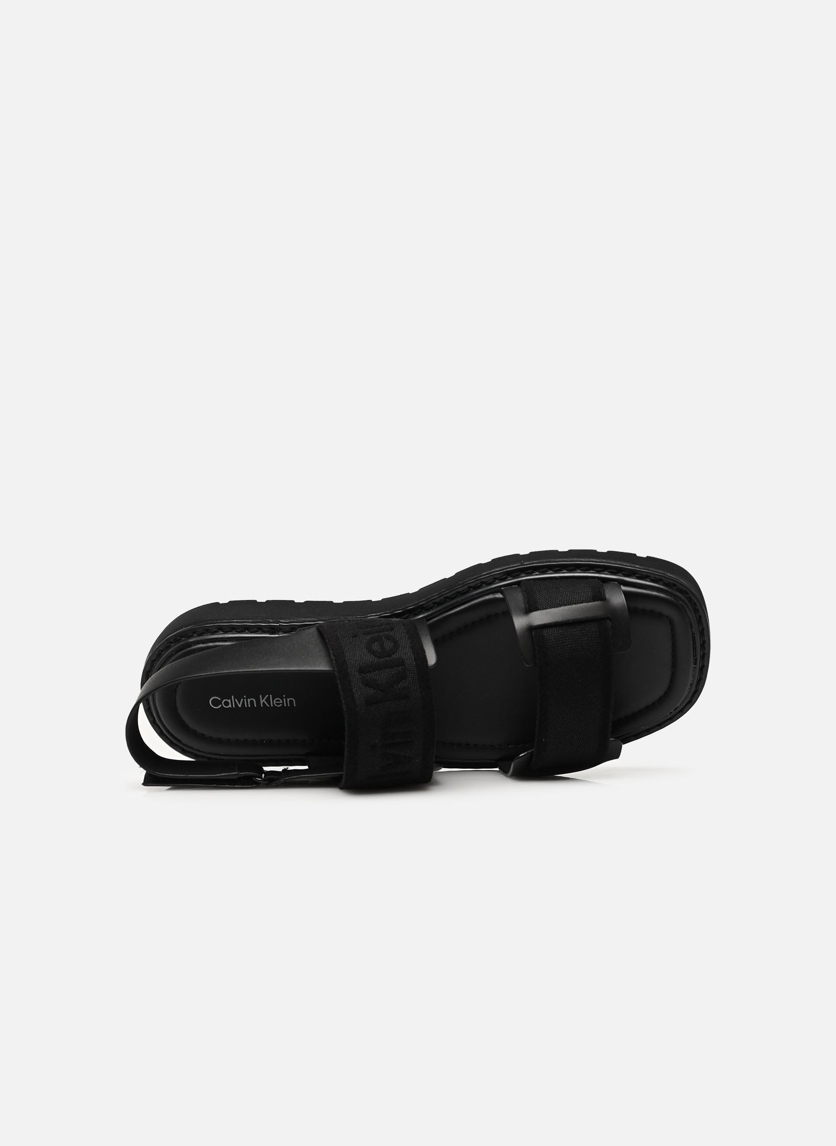 Sandalias de playa SQ MOLDED SANDAL WEB mujer negro Calvin Klein Sandalias de playa SQ MOLDED SANDAL WEB mujer negro Black