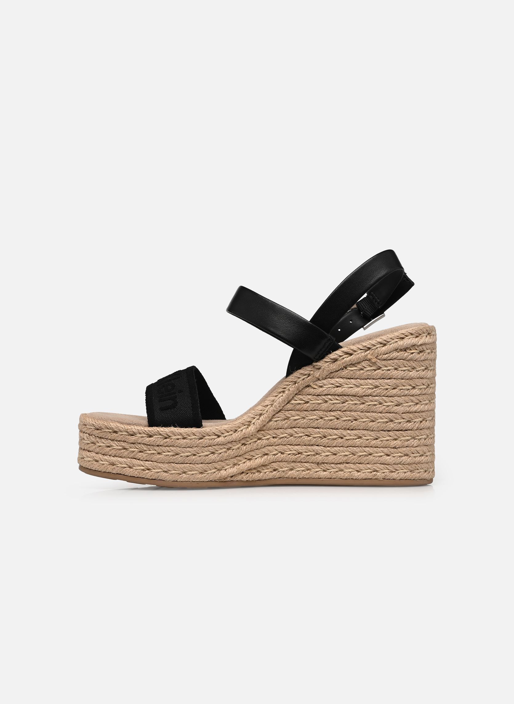 Strandsandalen WEDGE ESPAD 70 WEBBI damen schwarz Calvin Klein Strandsandalen WEDGE ESPAD 70 WEBBI damen schwarz Black