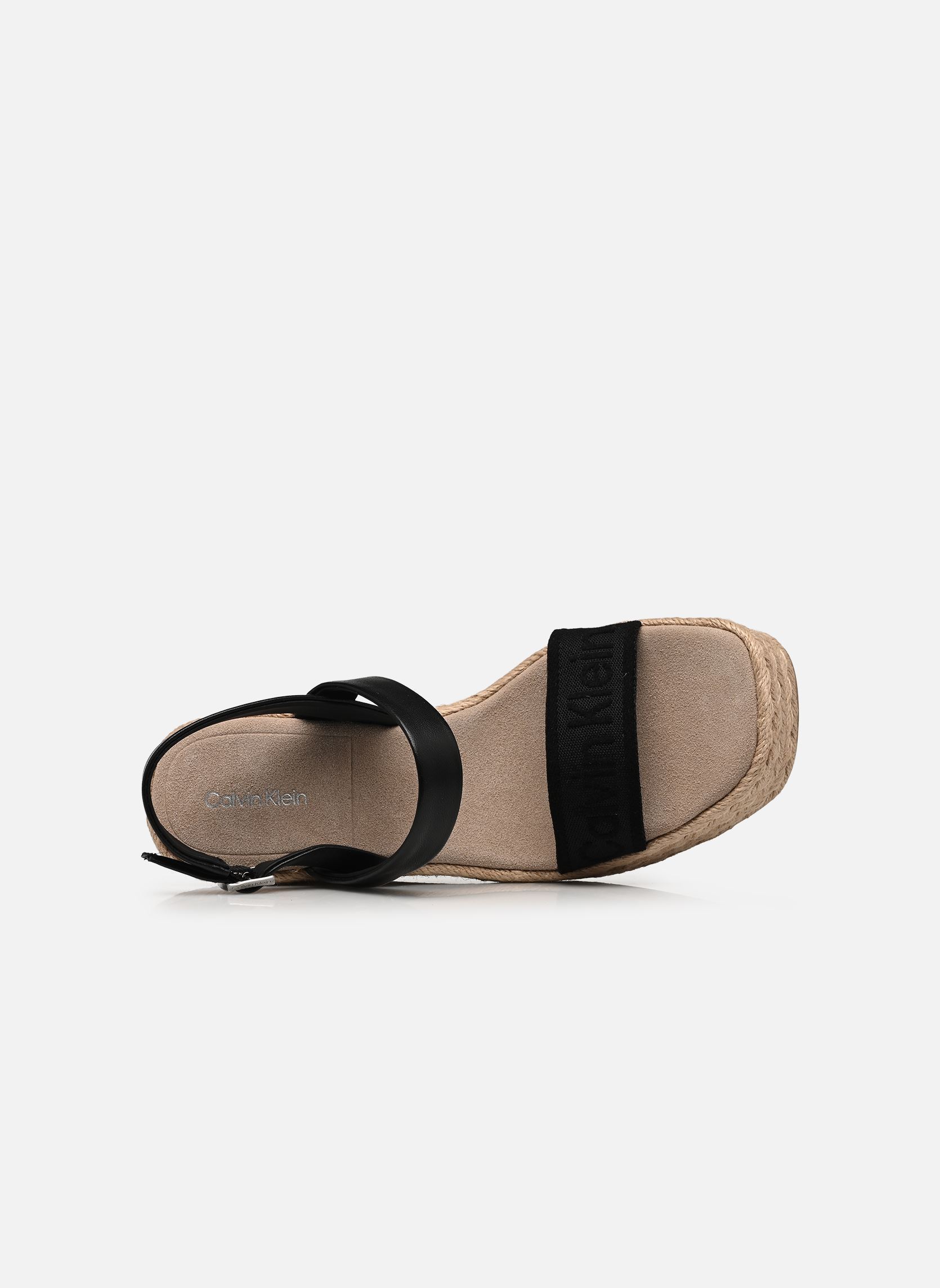 Strandsandalen WEDGE ESPAD 70 WEBBI damen schwarz Calvin Klein Strandsandalen WEDGE ESPAD 70 WEBBI damen schwarz Black