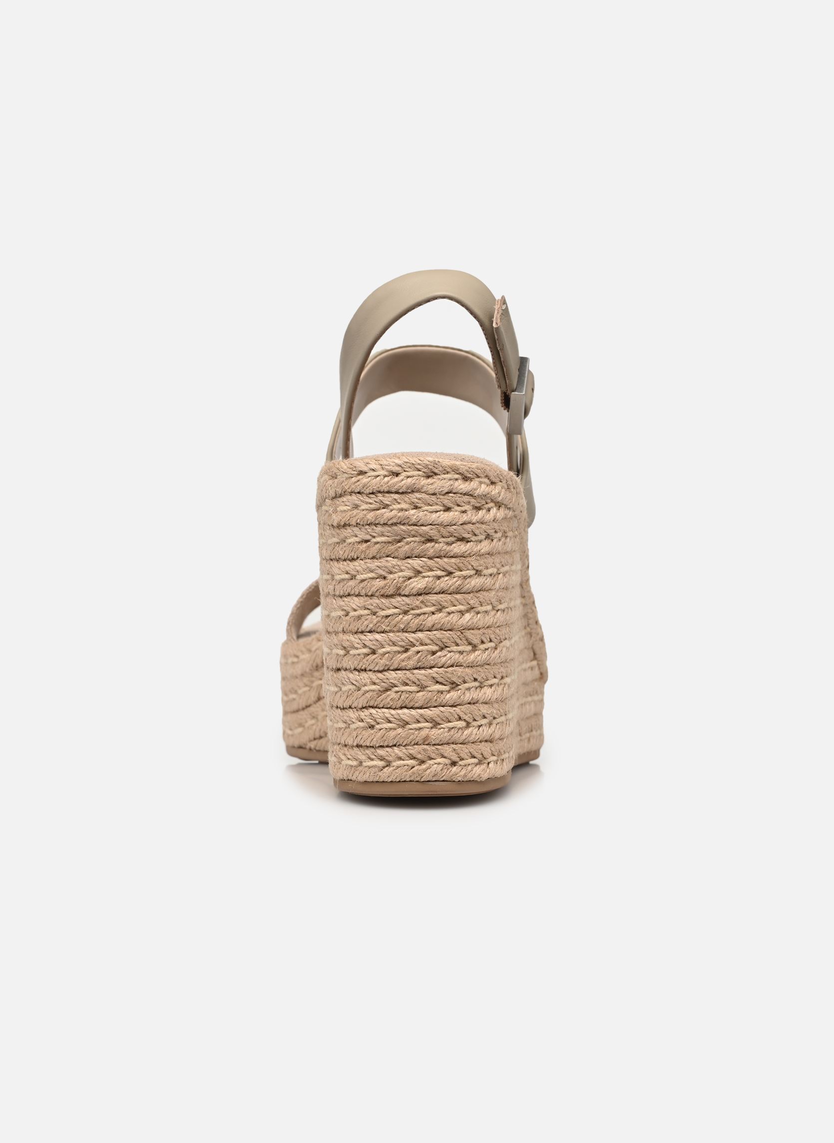 Strandsandalen WEDGE ESPAD 70 WEBBI damen grau Calvin Klein Strandsandalen WEDGE ESPAD 70 WEBBI damen grau Grey