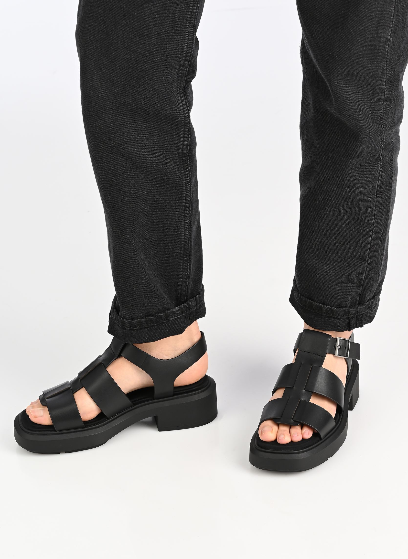Strandsandalen CHUNKY SANDAL FISHER damen schwarz Calvin Klein Strandsandalen CHUNKY SANDAL FISHER damen schwarz Black