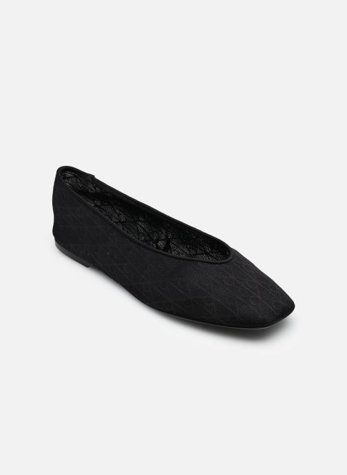 Calvin Klein Strandsandalen SQUARE BALLERINA AOP dames zwart