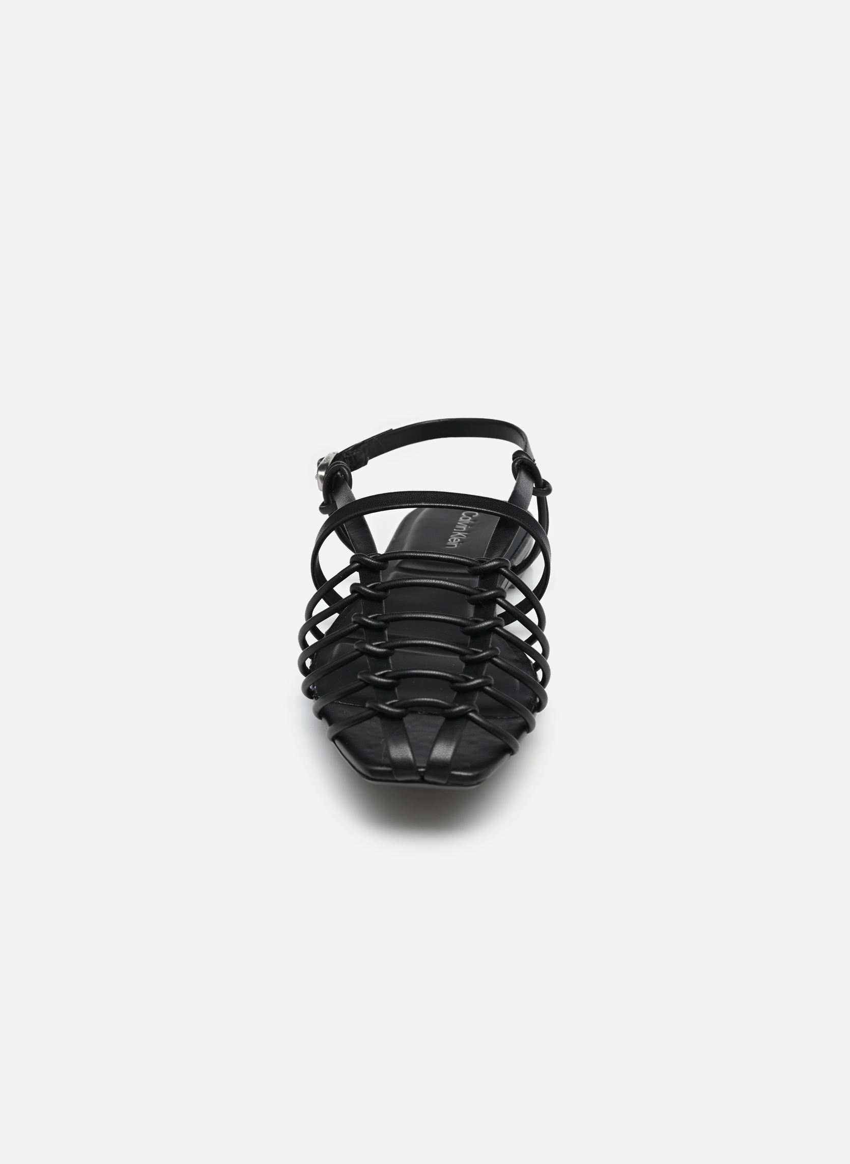 Sandales de plage SQUARE BALLERINA STR femme noir Calvin Klein Sandales de plage SQUARE BALLERINA STR femme noir BLACK