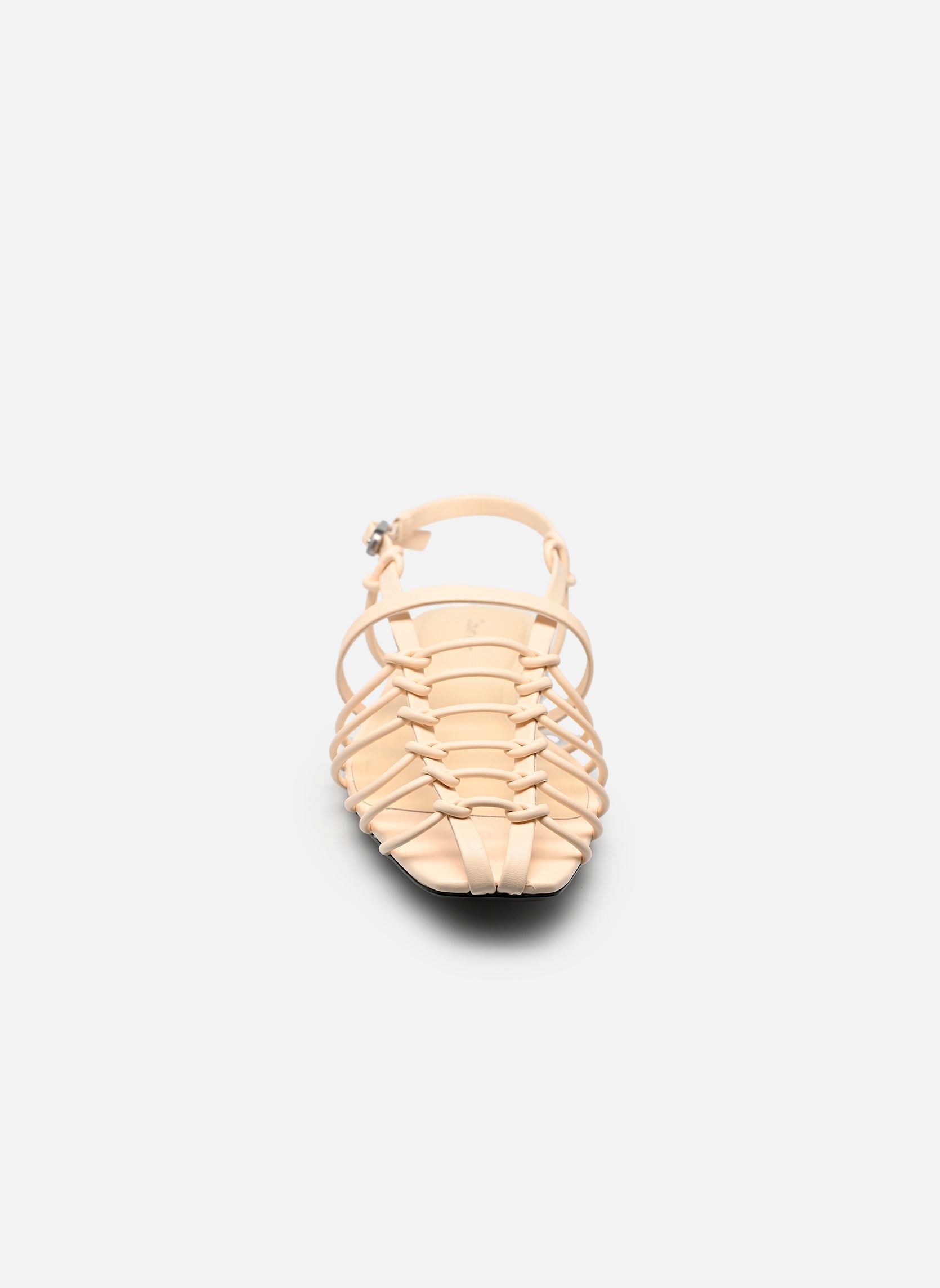Strandsandalen SQUARE BALLERINA STR damen beige Calvin Klein Strandsandalen SQUARE BALLERINA STR damen beige YELLOW