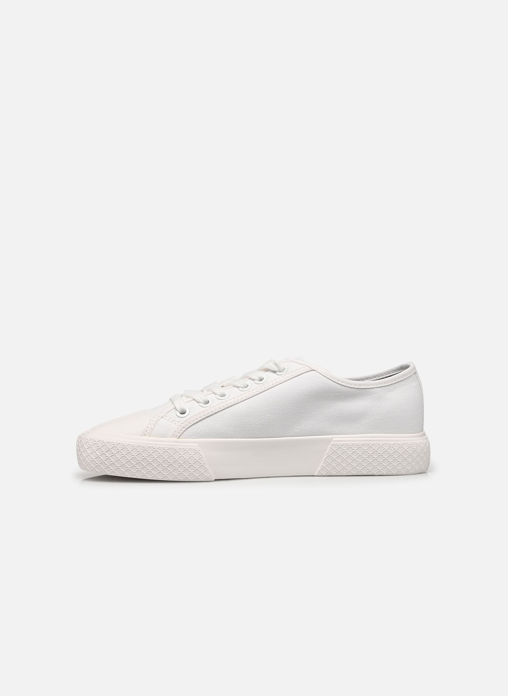 Niedrige Sneaker VULC LACE UP CANVAS damen weiß Calvin Klein Niedrige Sneaker VULC LACE UP CANVAS damen weiß White