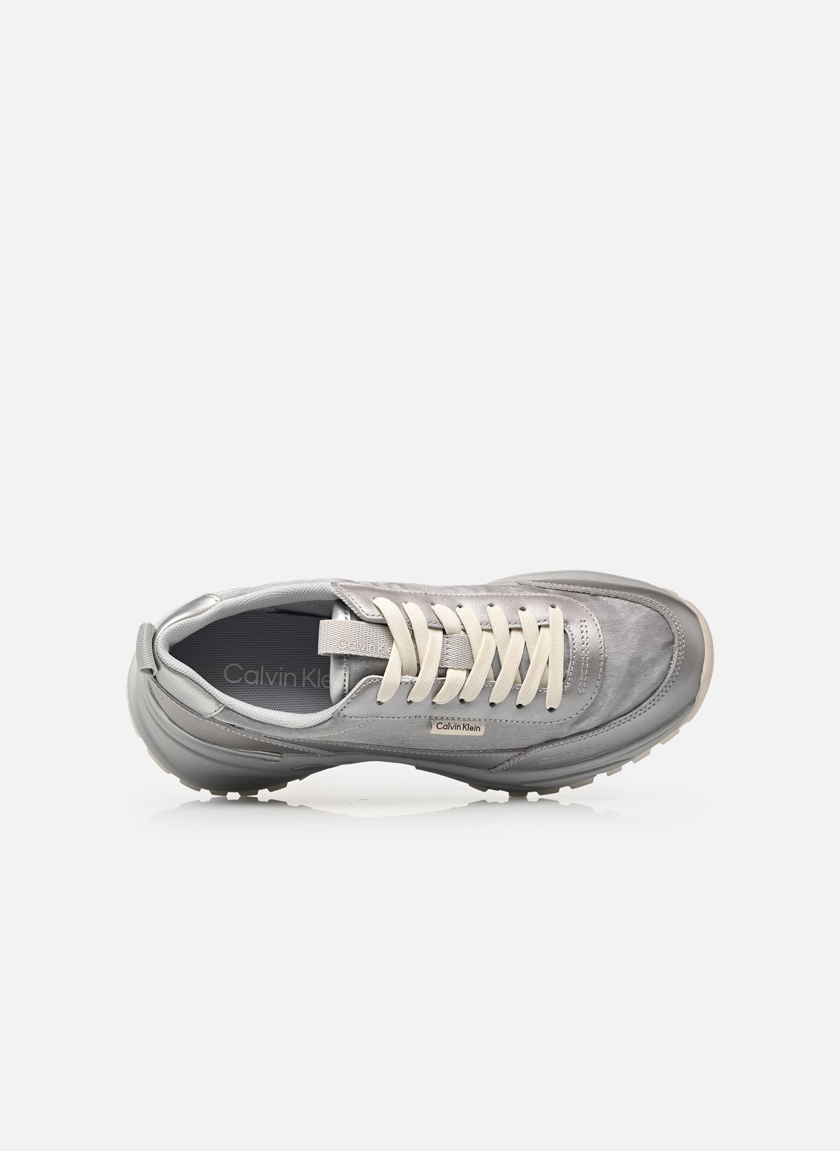 Baskets basses HIKE RUNNER ORGANZA femme gris Calvin Klein Baskets basses HIKE RUNNER ORGANZA femme gris Grey