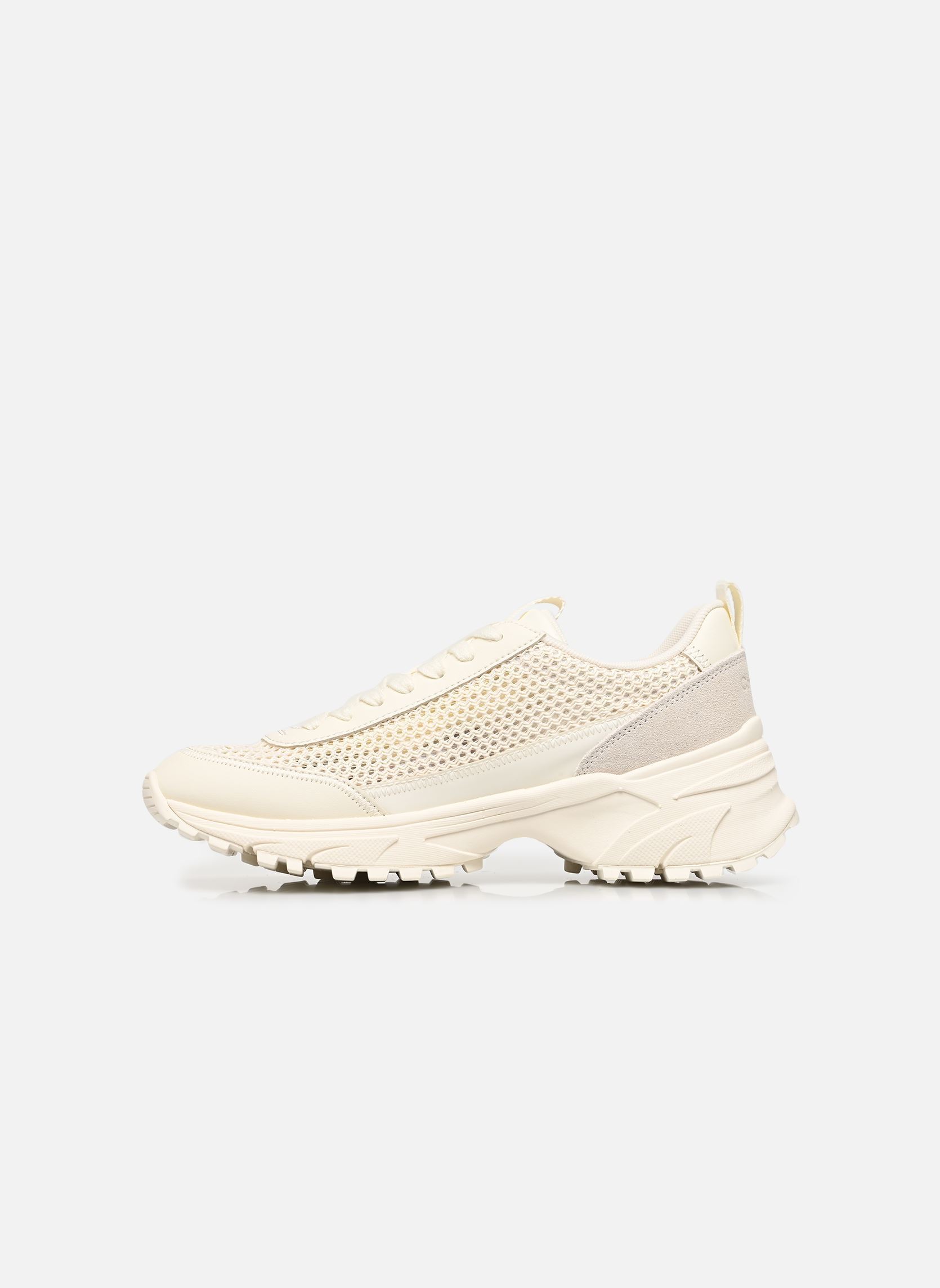 Niedrige Sneaker HIKE RUNNER LUP LIN damen weiß Calvin Klein Niedrige Sneaker HIKE RUNNER LUP LIN damen weiß White