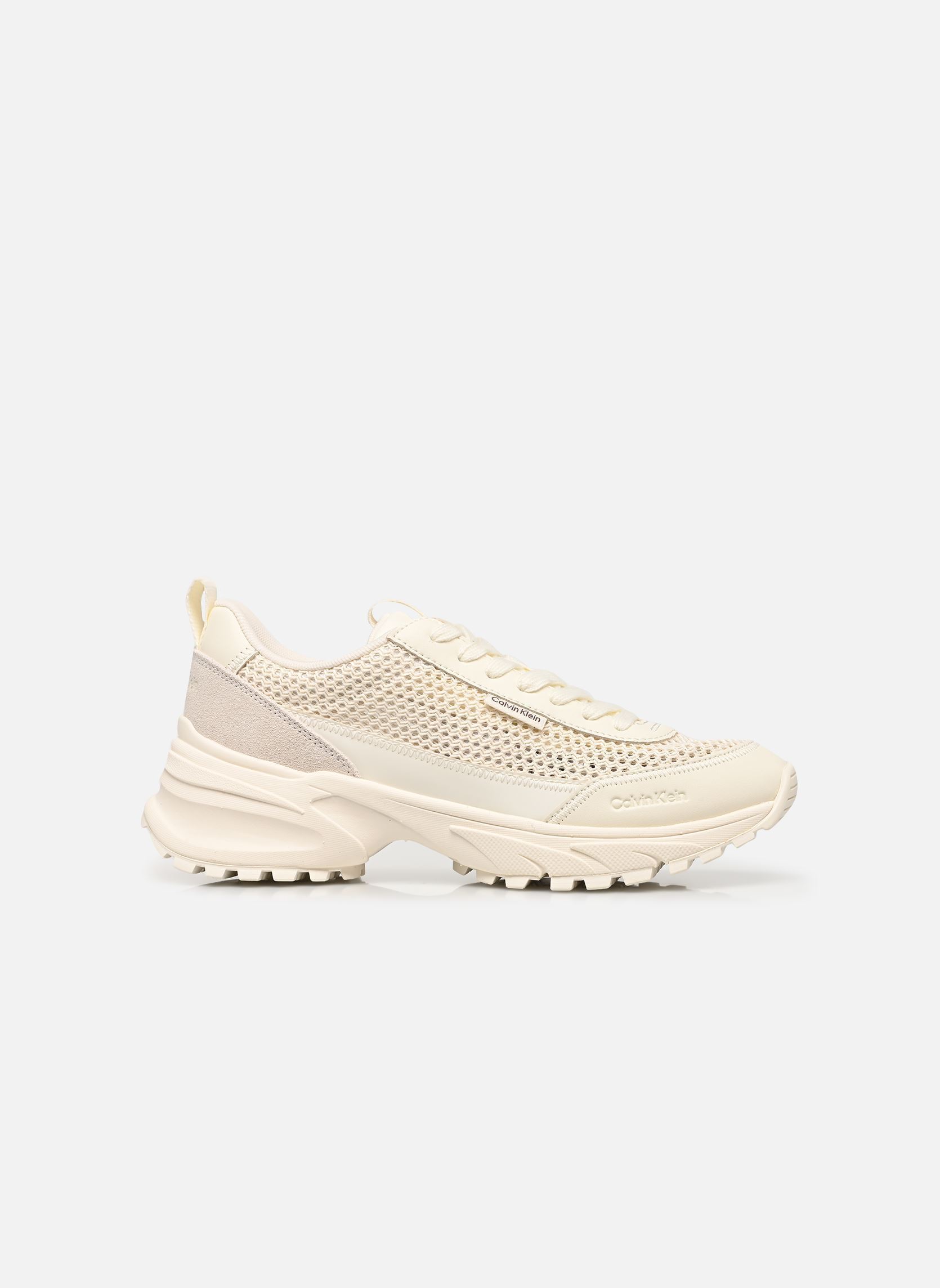 Niedrige Sneaker HIKE RUNNER LUP LIN damen weiß Calvin Klein Niedrige Sneaker HIKE RUNNER LUP LIN damen weiß White