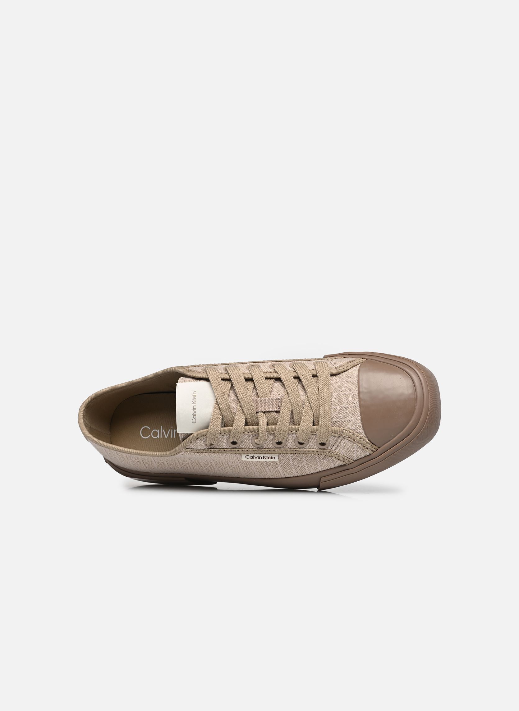 Niedrige Sneaker VULC LOW LACEUP AOP damen beige Calvin Klein Niedrige Sneaker VULC LOW LACEUP AOP damen beige Beige