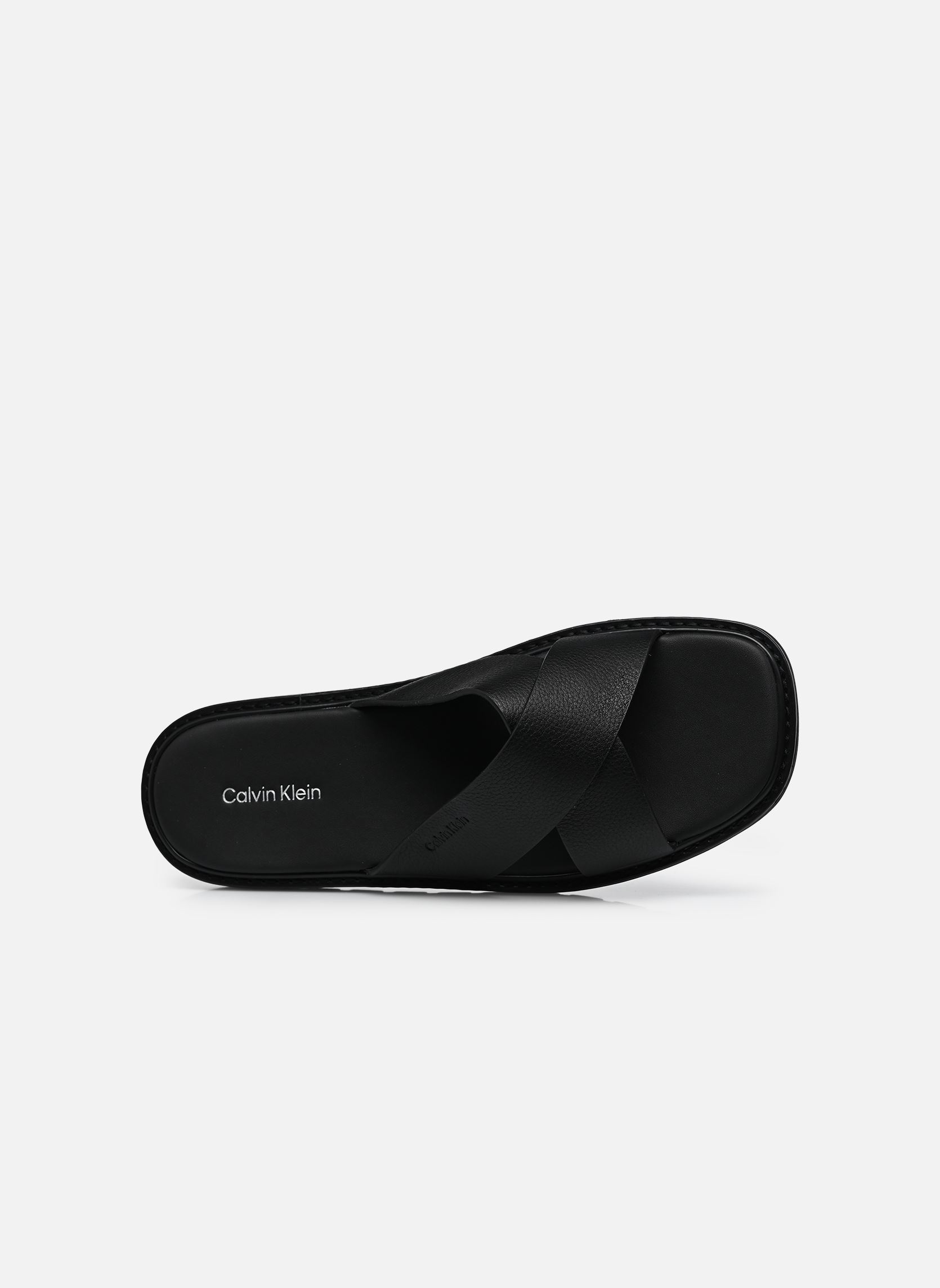 Sandales de bain SQ MOLDED SANDAL XCR homme gris Calvin Klein Sandales de bain SQ MOLDED SANDAL XCR homme gris BLACK