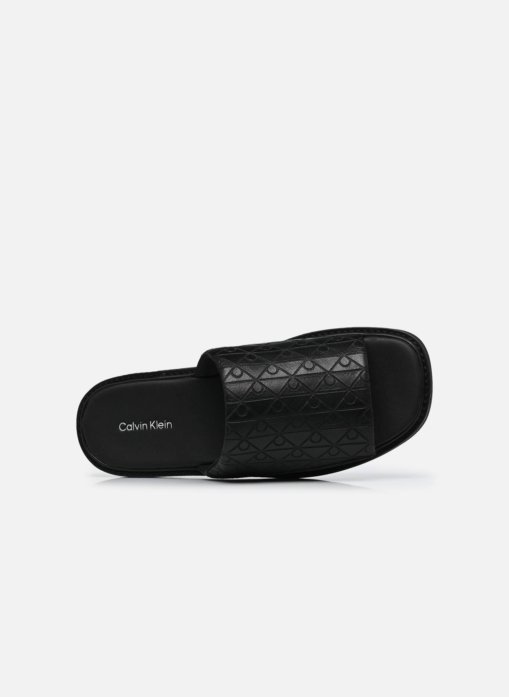 Sandales de bain SQ MOLDED SANDAL SLI homme noir Calvin Klein Sandales de bain SQ MOLDED SANDAL SLI homme noir Black