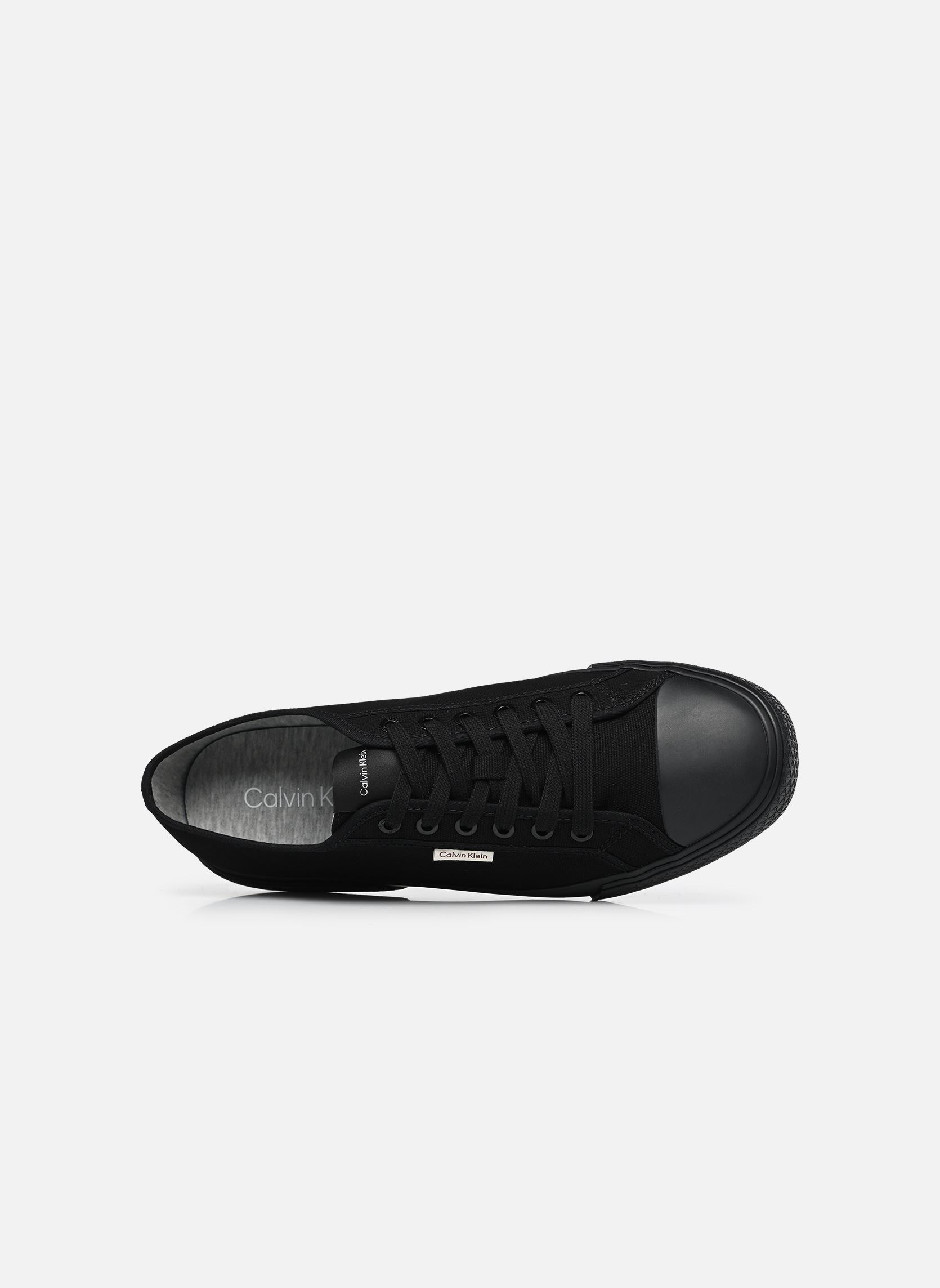 Baskets toile VULC LACEUP CV homme noir Calvin Klein Baskets toile VULC LACEUP CV homme noir BLACK