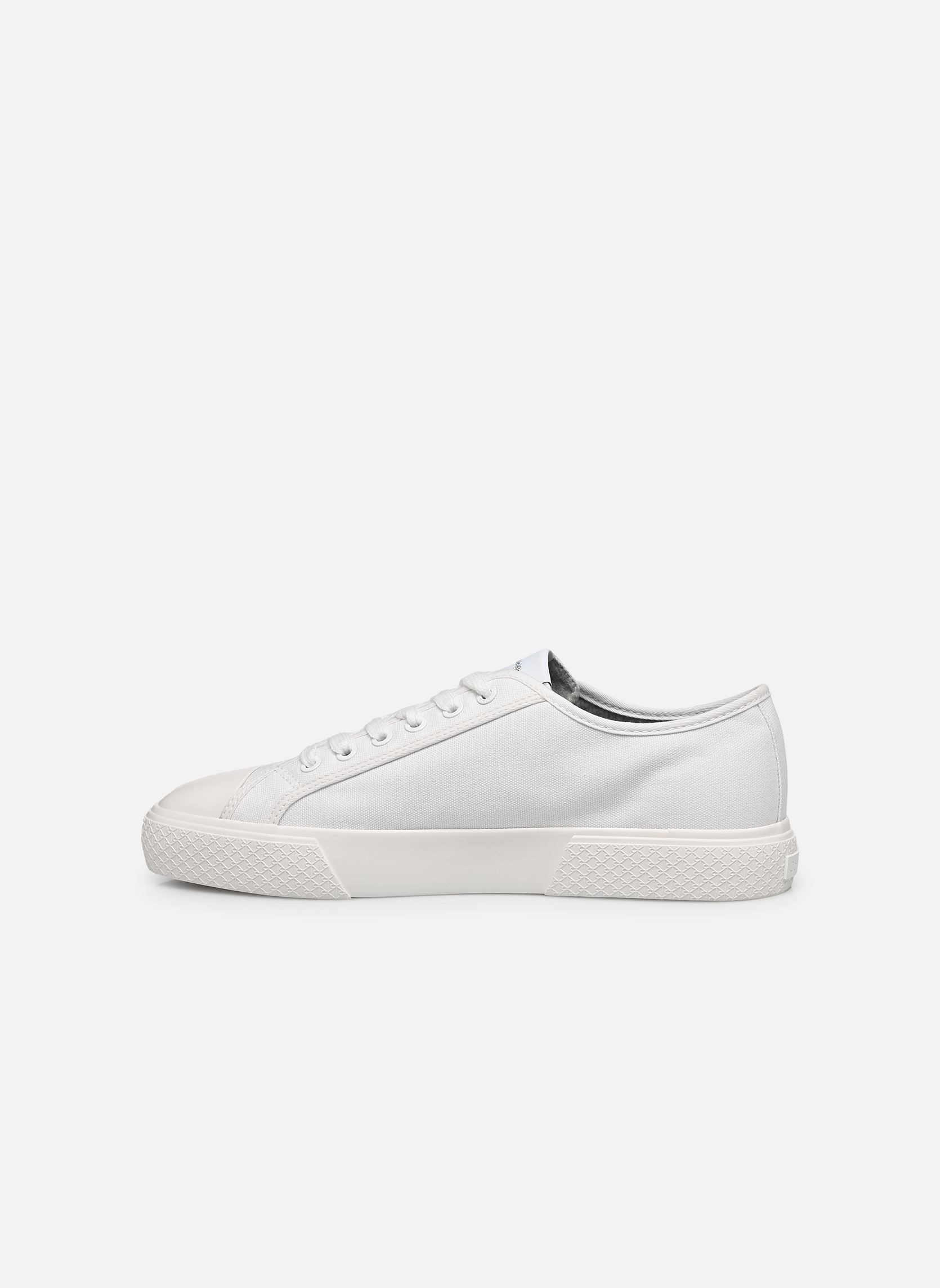 Baskets toile VULC LACEUP CV homme blanc Calvin Klein Baskets toile VULC LACEUP CV homme blanc WHITE