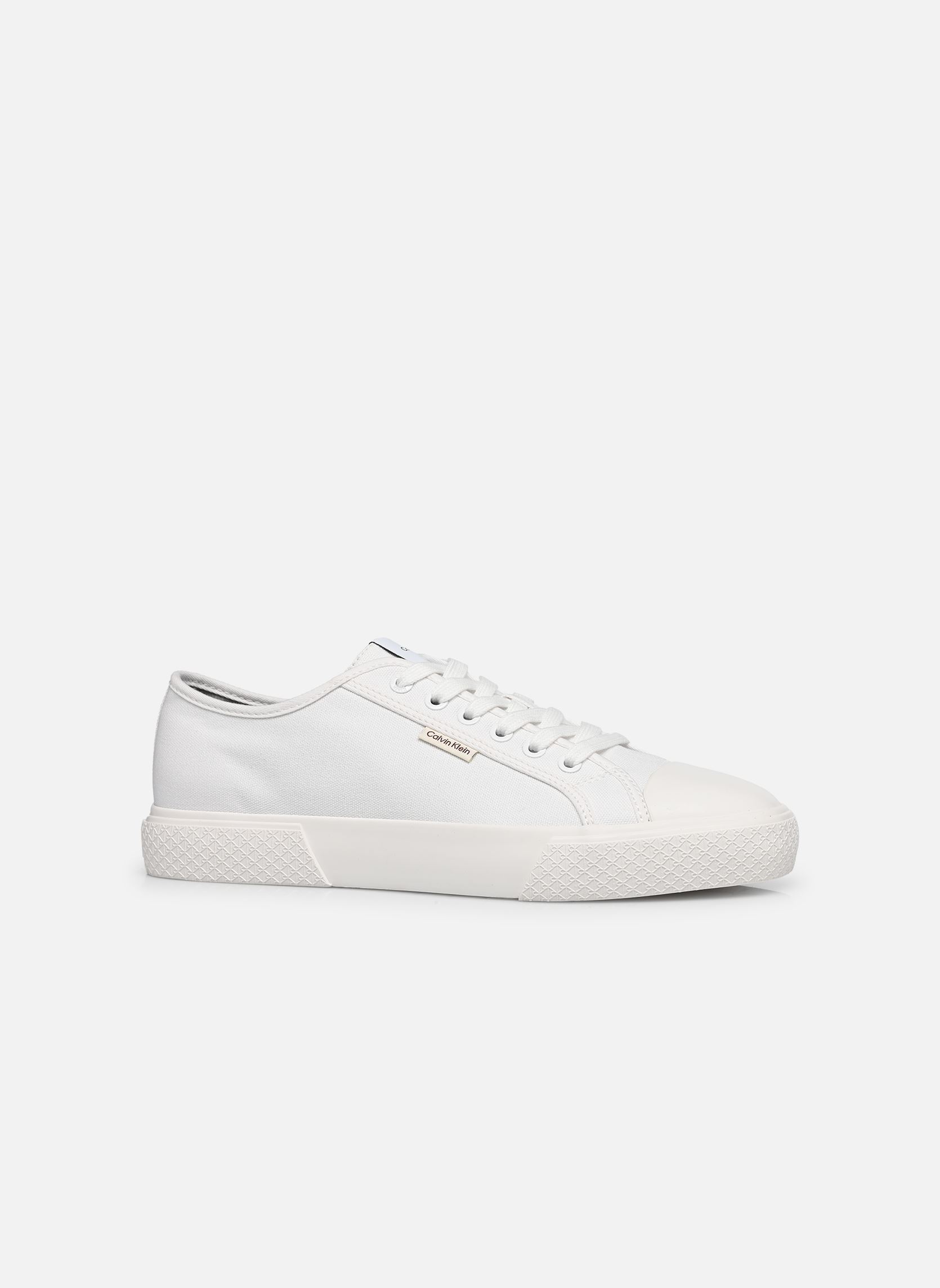 Baskets toile VULC LACEUP CV homme blanc Calvin Klein Baskets toile VULC LACEUP CV homme blanc WHITE
